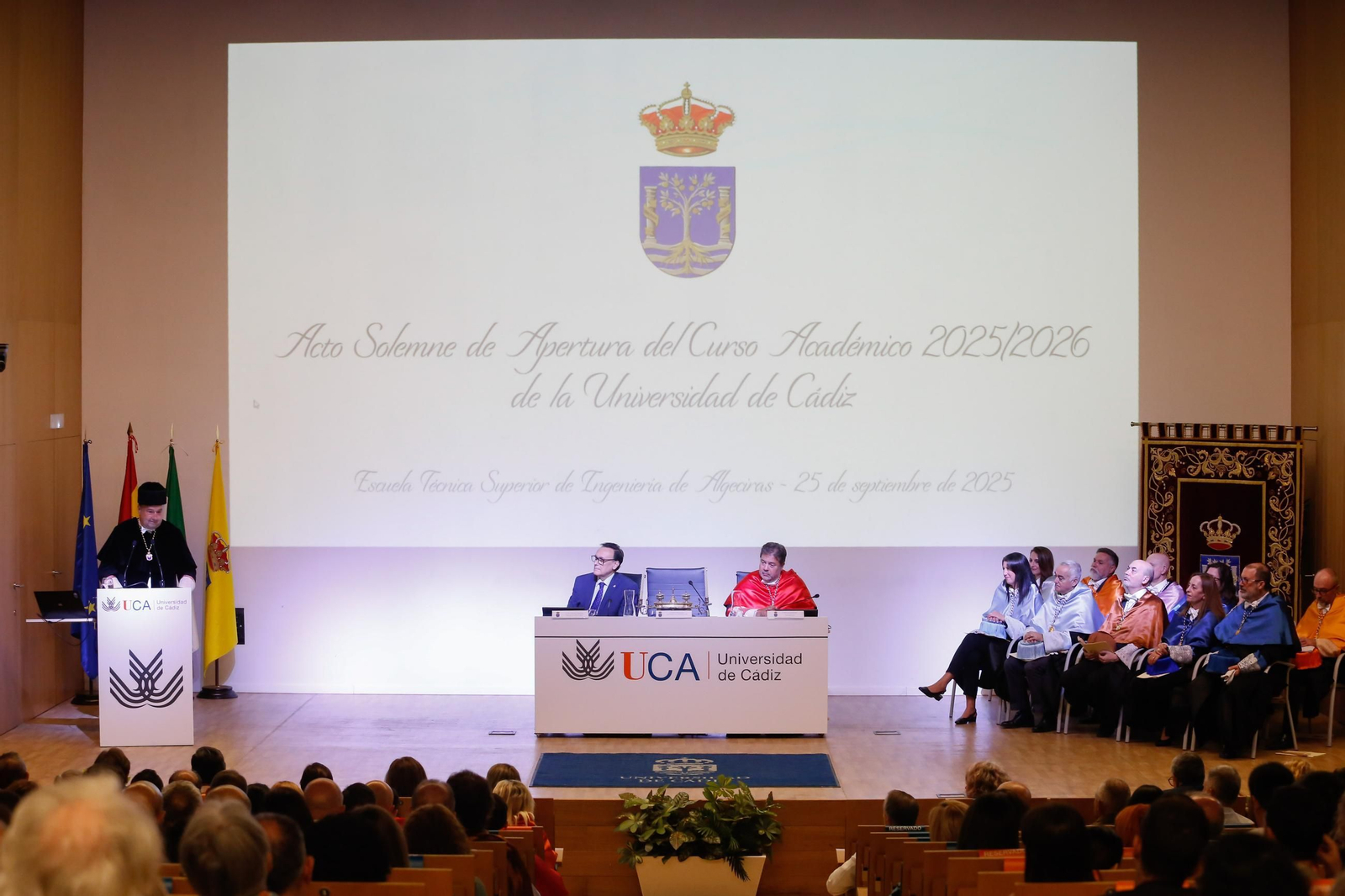 Fotos del acto de apertura en Algeciras del curso en la Universidad de Cádiz
