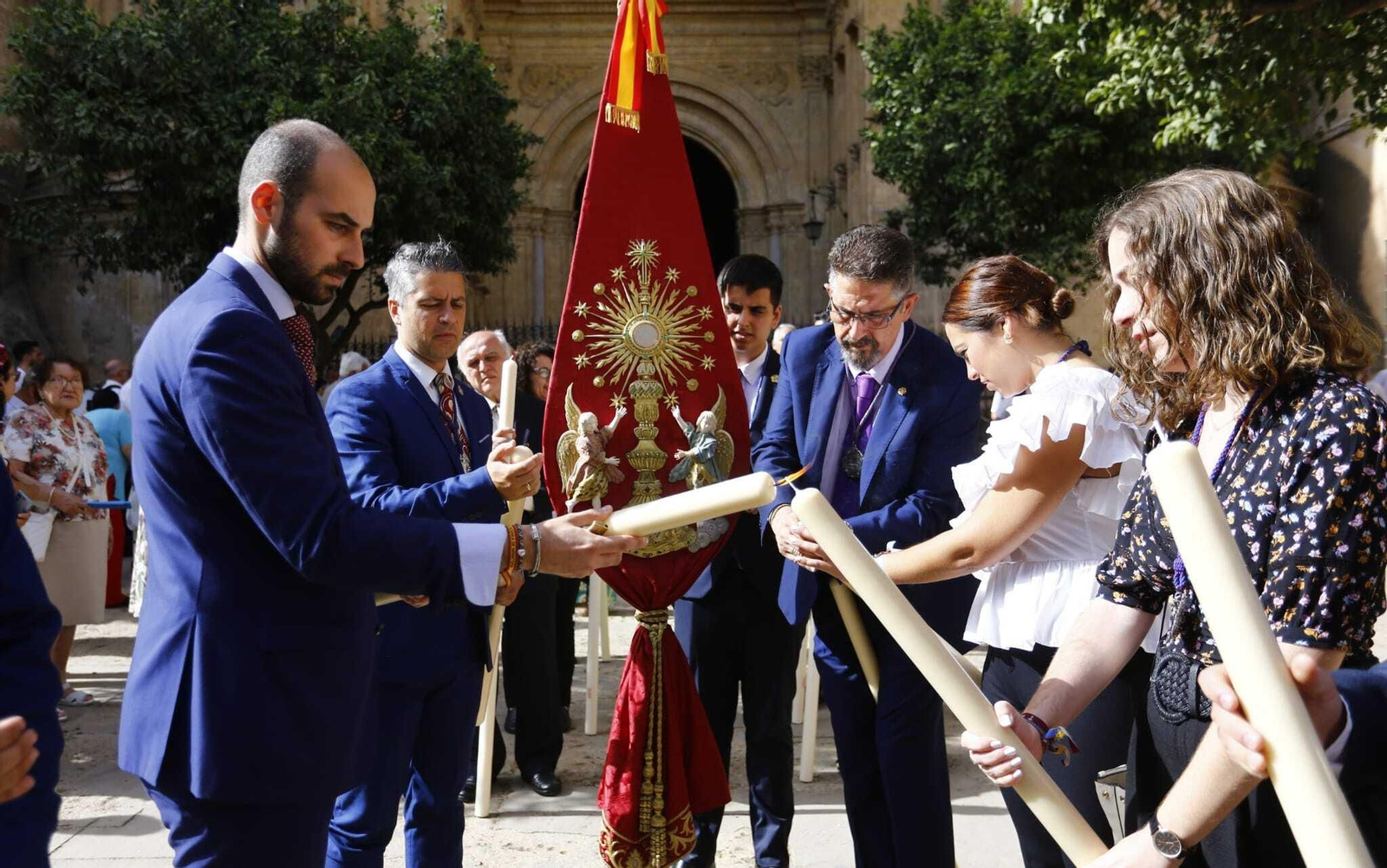 La procesión del Corpus Christi en Málaga, en fotos
