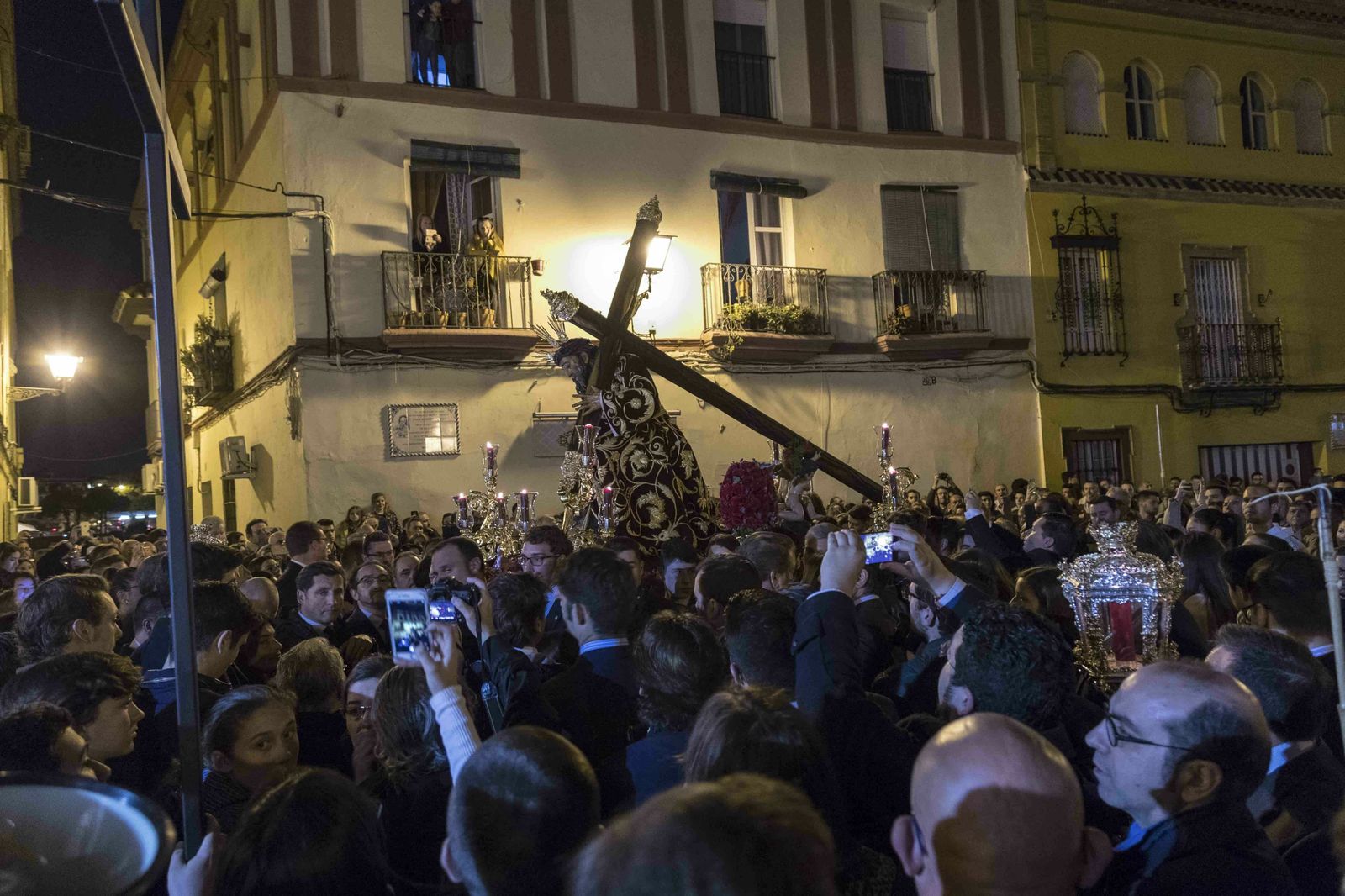 Traslado del Cristo de las Tres Caídas a Santa Ana