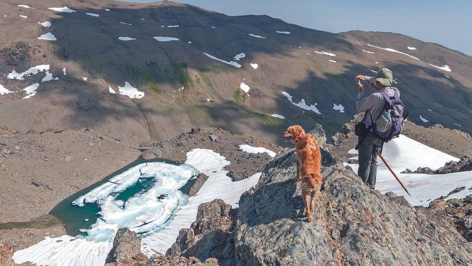 Por encima de Laguna Cuadrada