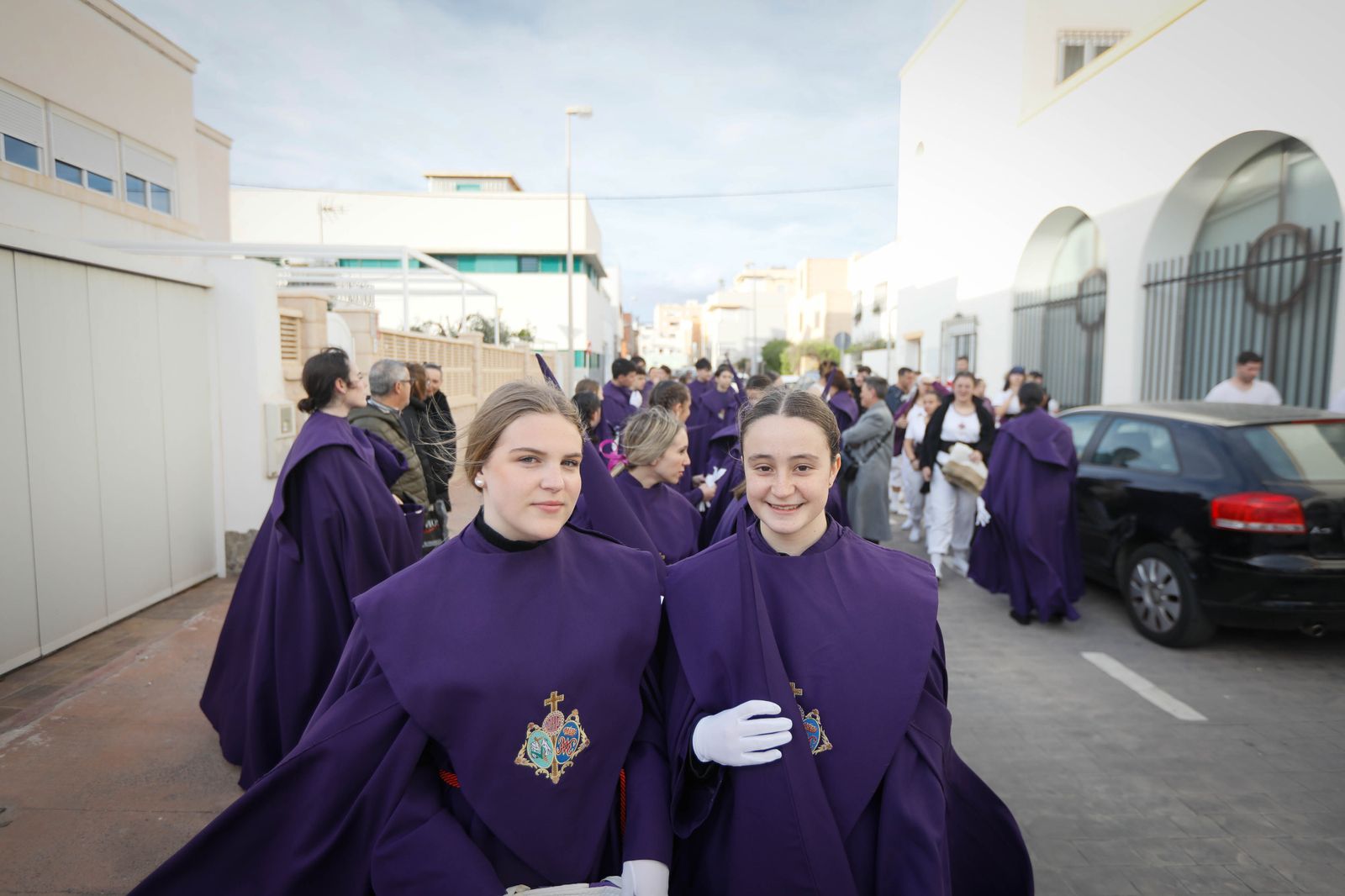 La procesión del Encuentro, en imágenes