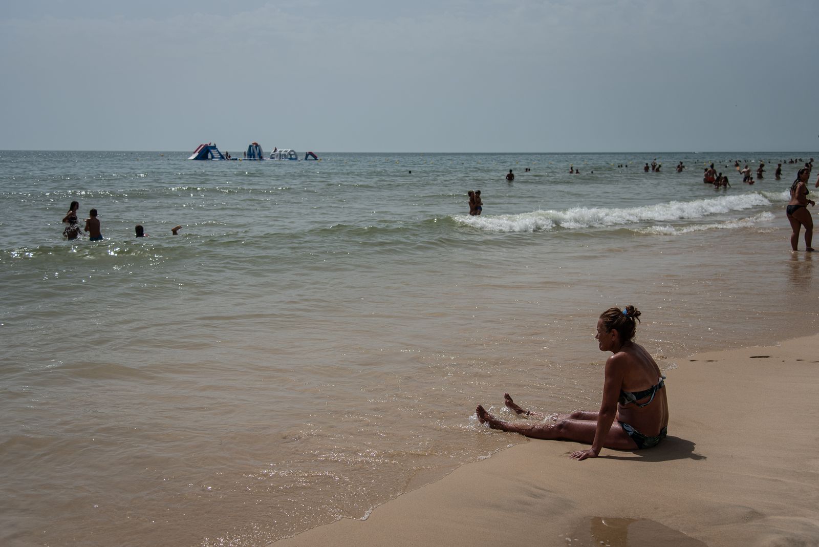 Ola de calor en las playas de Huelva