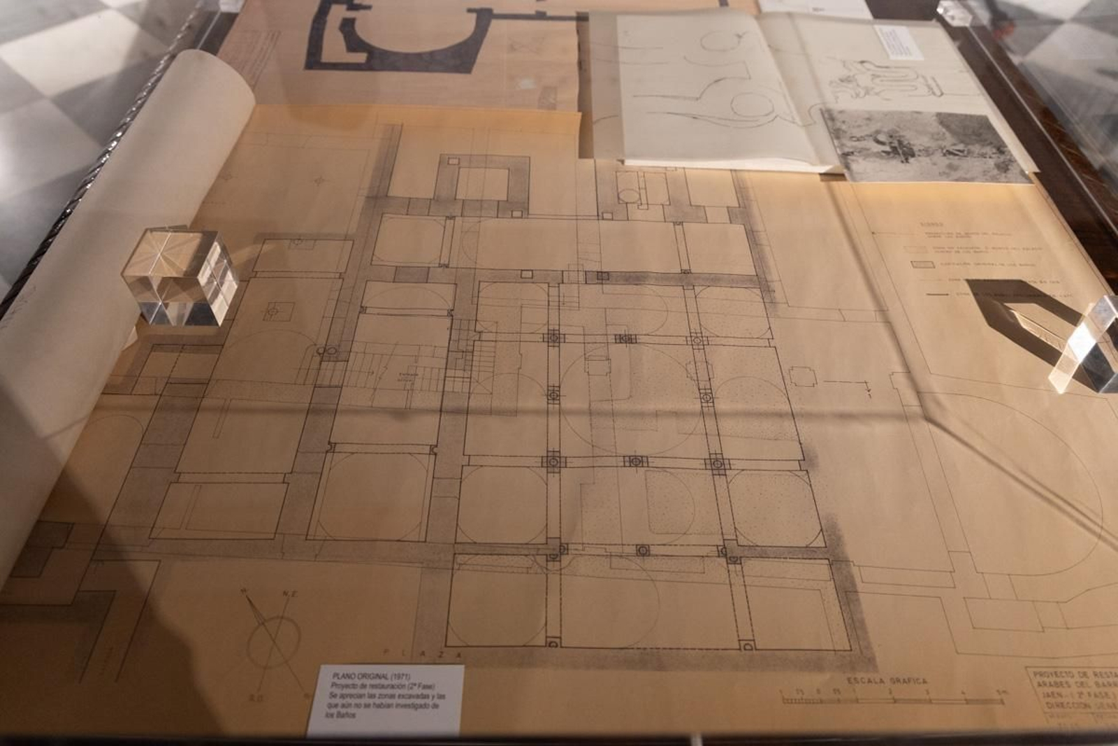 Inauguración la muestra "Los Baños Árabes de Jaén: Historia de un descubrimiento y su restauración. 40 años del Premio Europa Nostra"