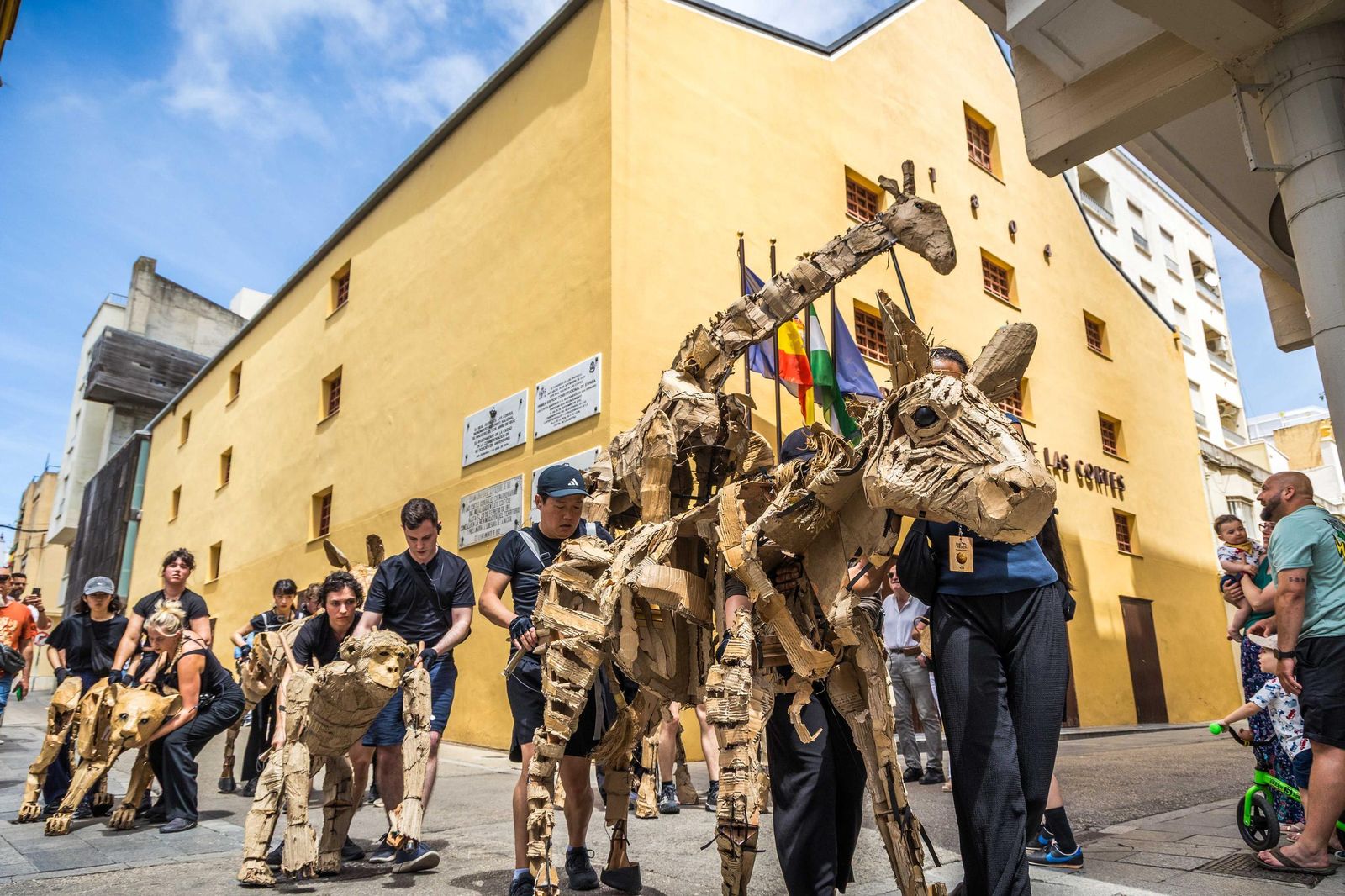 Las imágenes de 'La estampida' en San Fernando