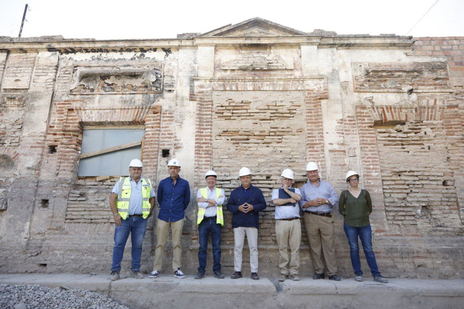 Serliana descubierta en la huerta del Convento de San Pablo.
