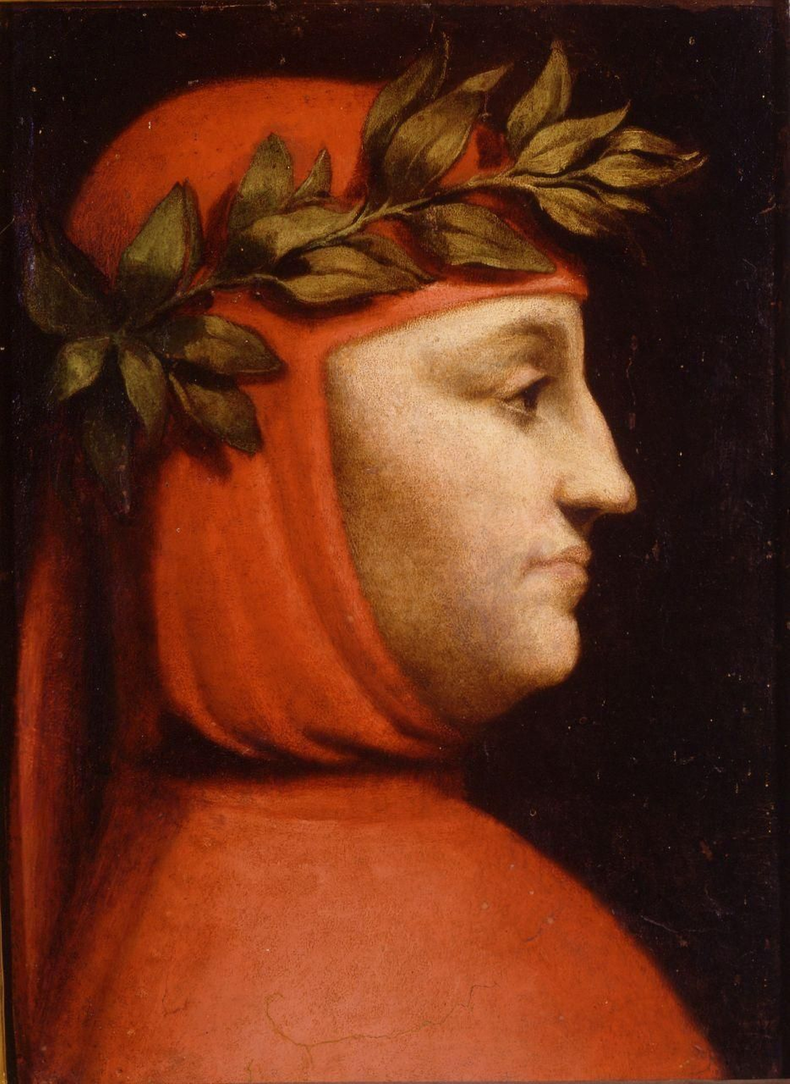 Retrato figurado de Petrarca. Escuela veneciana. Siglo XVI
