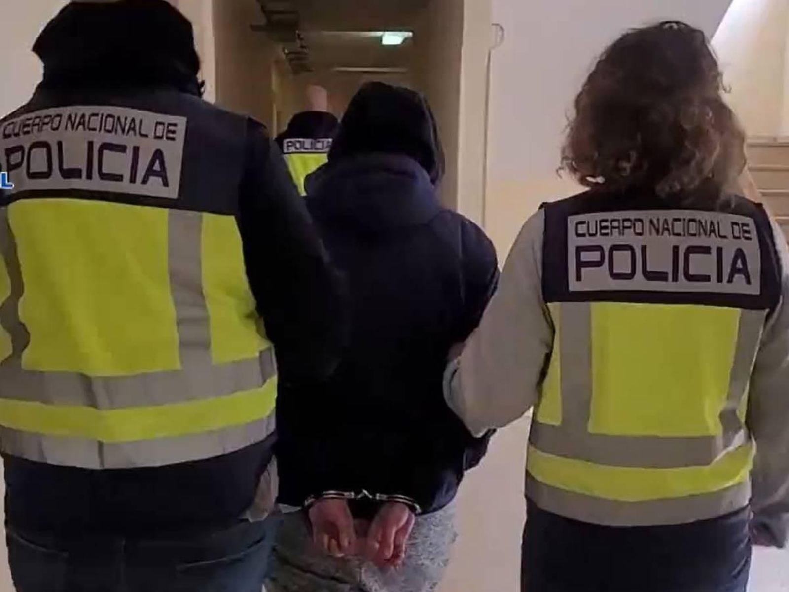 Imagen de la detenida