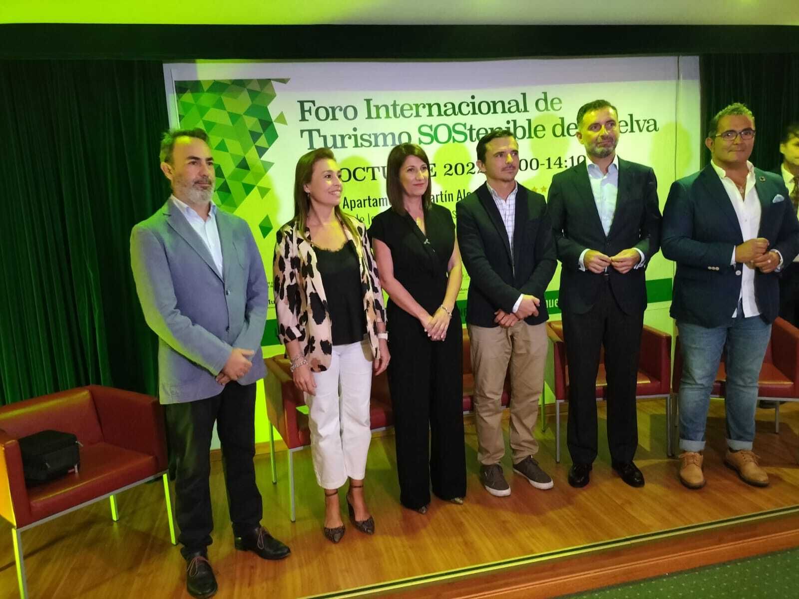 Inauguración de las jornadas en el hotel Martín Alonso Pinzón de Mazagón.