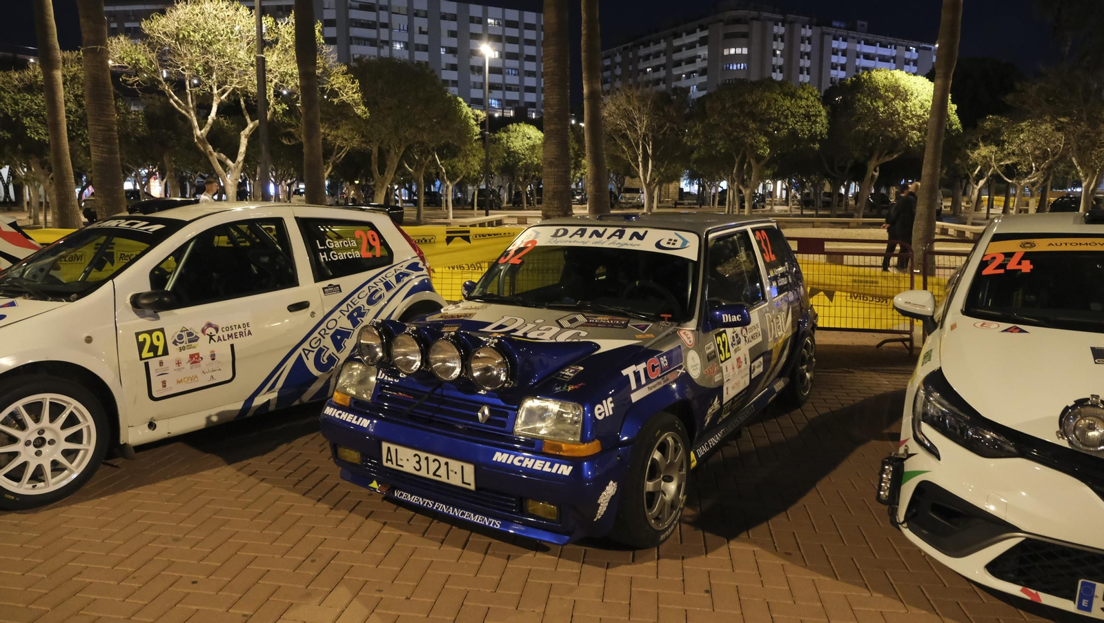 La salida de la 50 edición del Rallye Costa de Almería, en imágenes