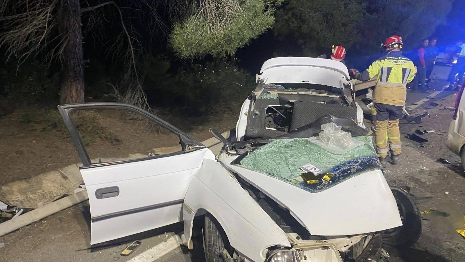 Accidente de tráfico mortal en la provincia de Huelva.