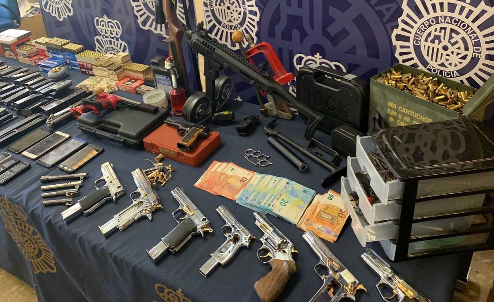 Las armas de fuego ilegales intervenidas por la Policía Nacional