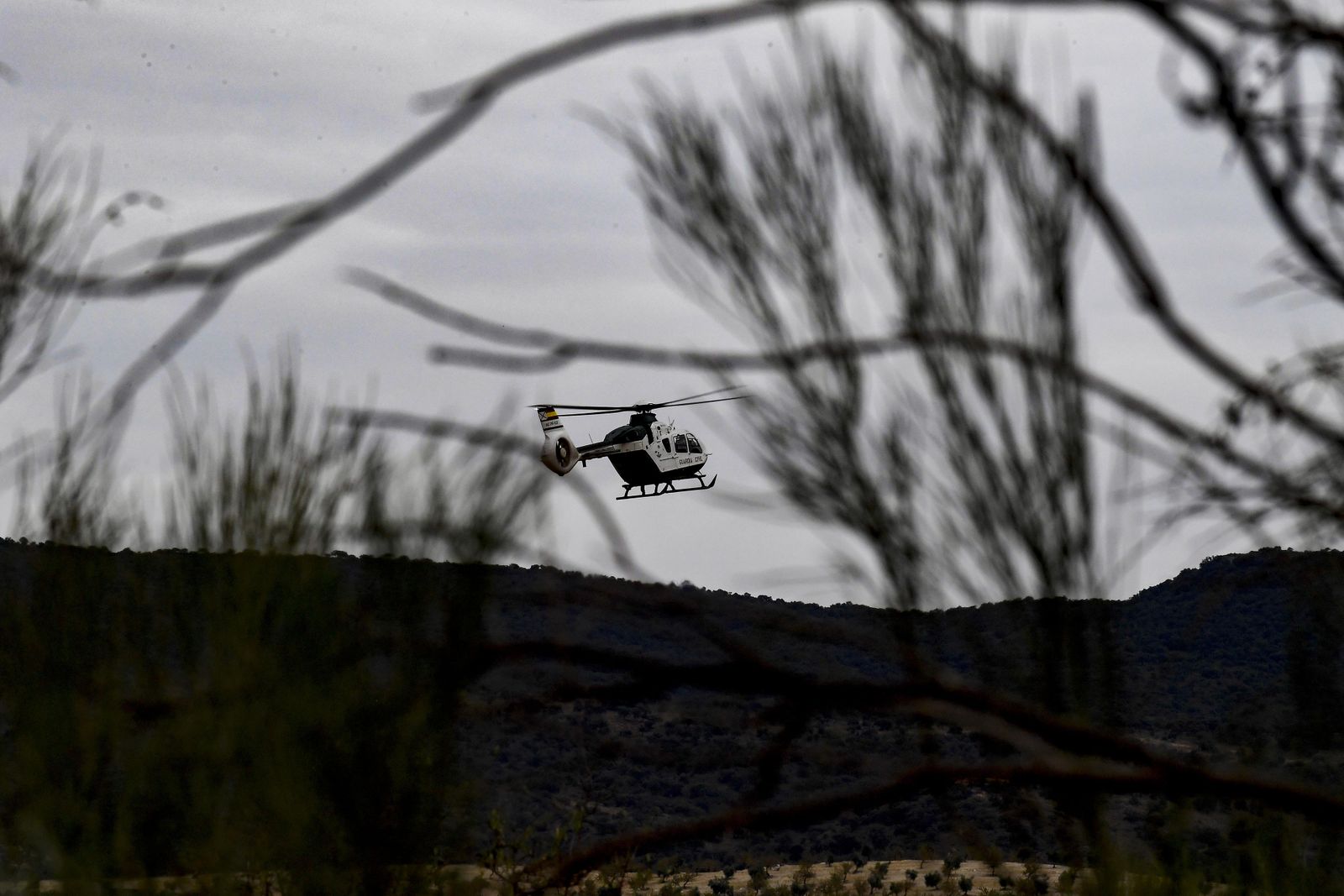 Fotos: así está siendo hoy la búsqueda de la pantera de Granada por tierra y aire