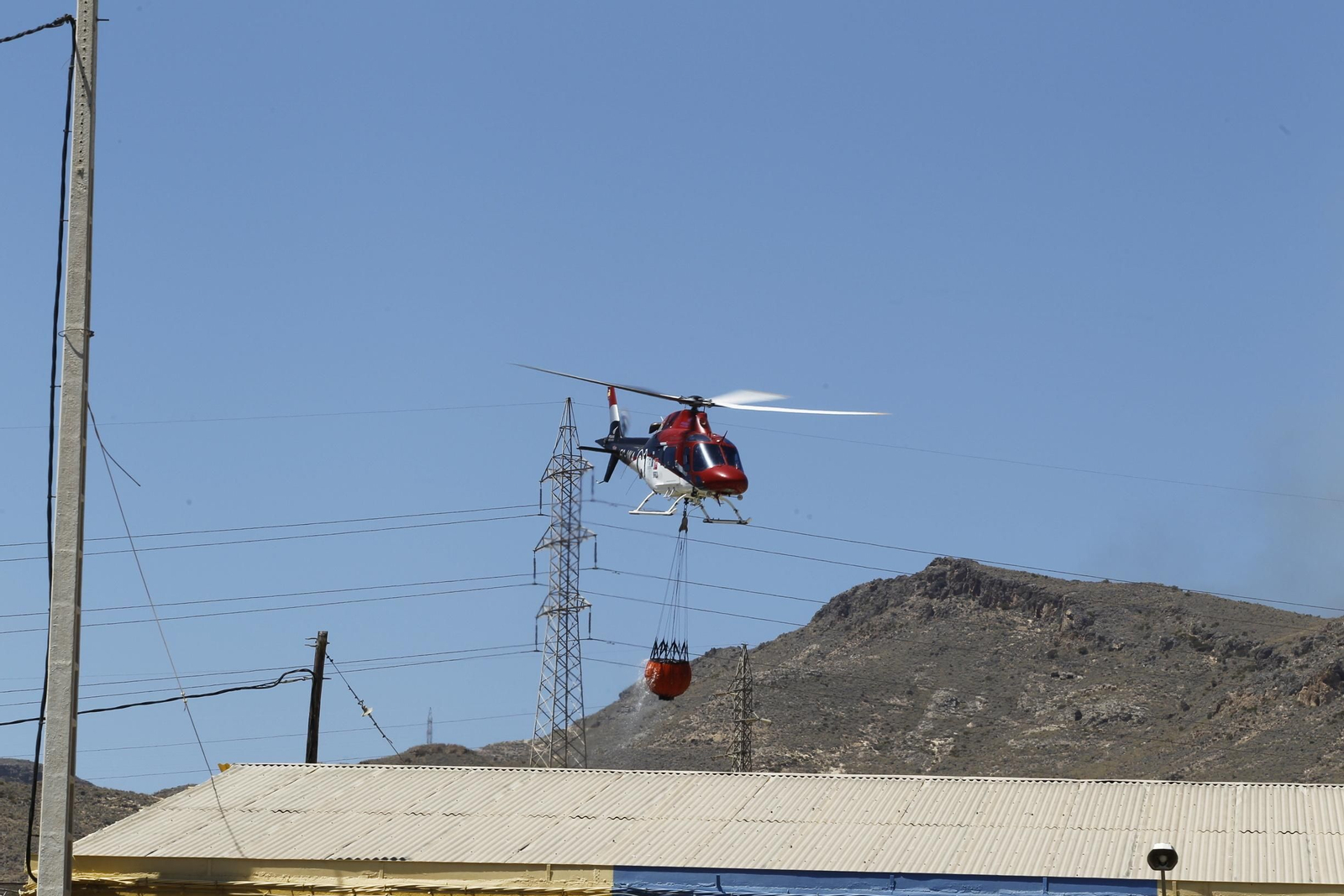 Fotogalería incendio forestal Paraje Majada del Aguilón. Huércal de Almería