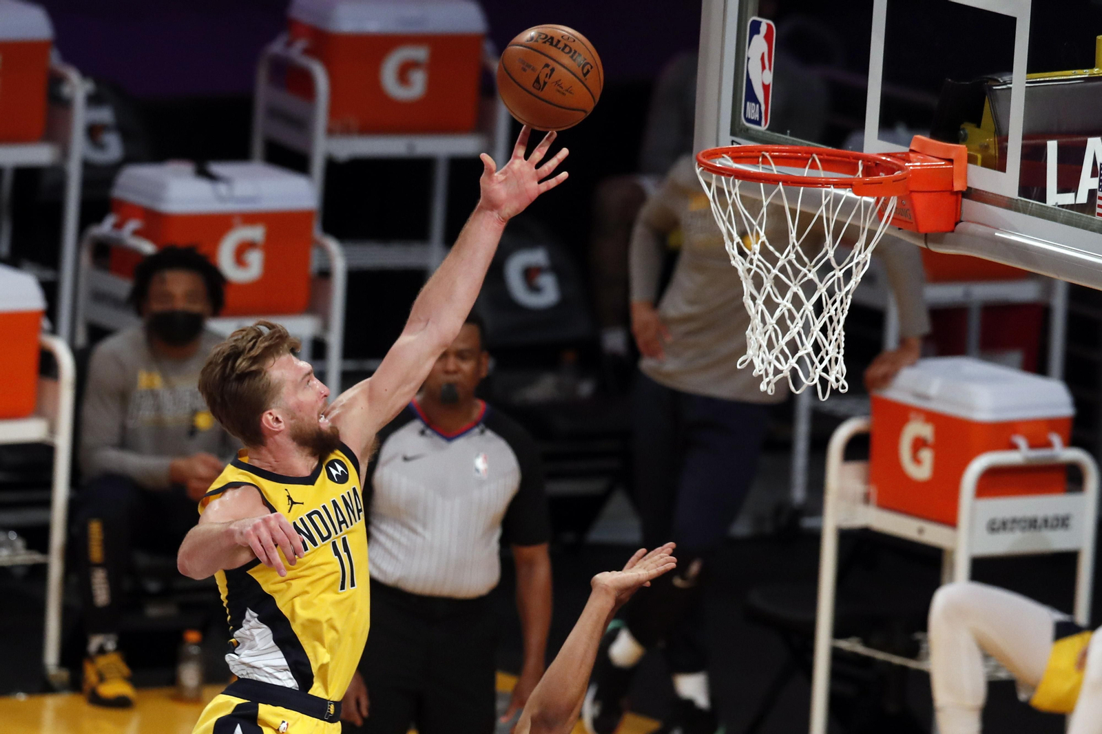 Las fotos de Domas Sabonis en el Los Angeles Lakers-Indiana Pacers Las fotos de Domas Sabonis en el Los Angeles Lakers-Indiana Pacers