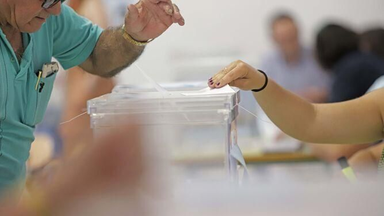 Imagen de una urna electoral.