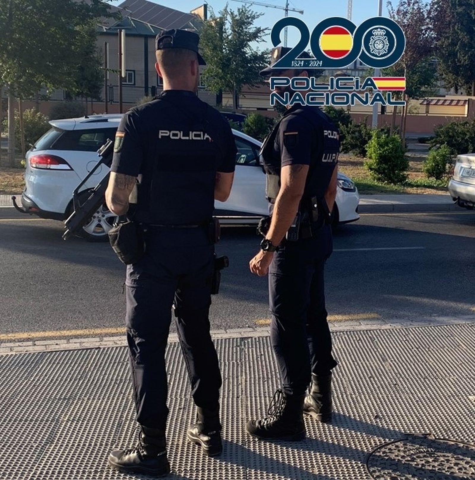 Agentes de Policía Nacional.