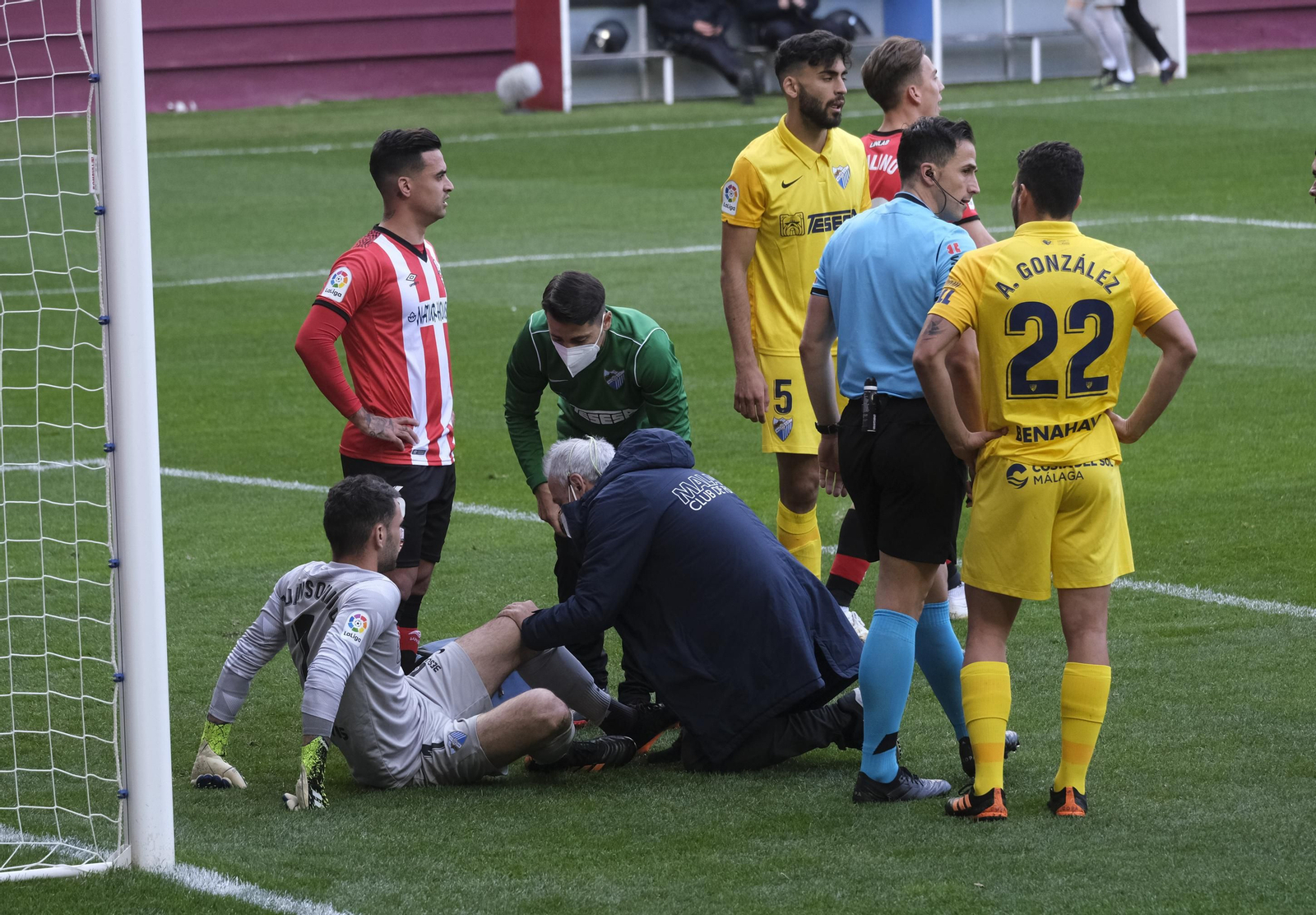 El Logroñes-Málaga CF, en fotos