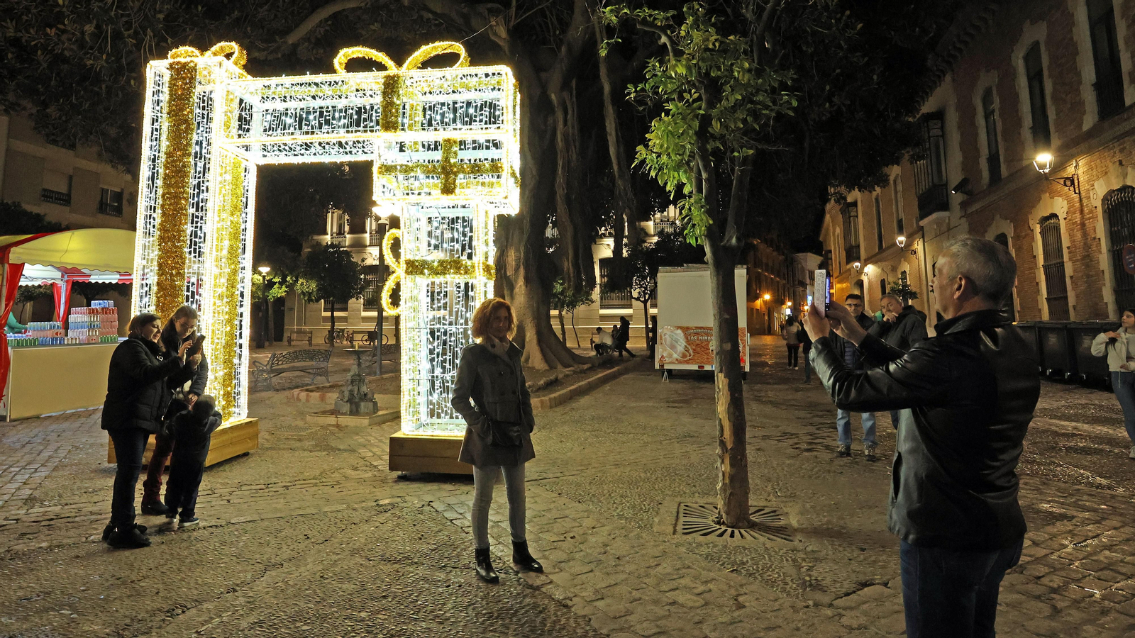 Inauguración del alumbrado de Navidad en Jerez