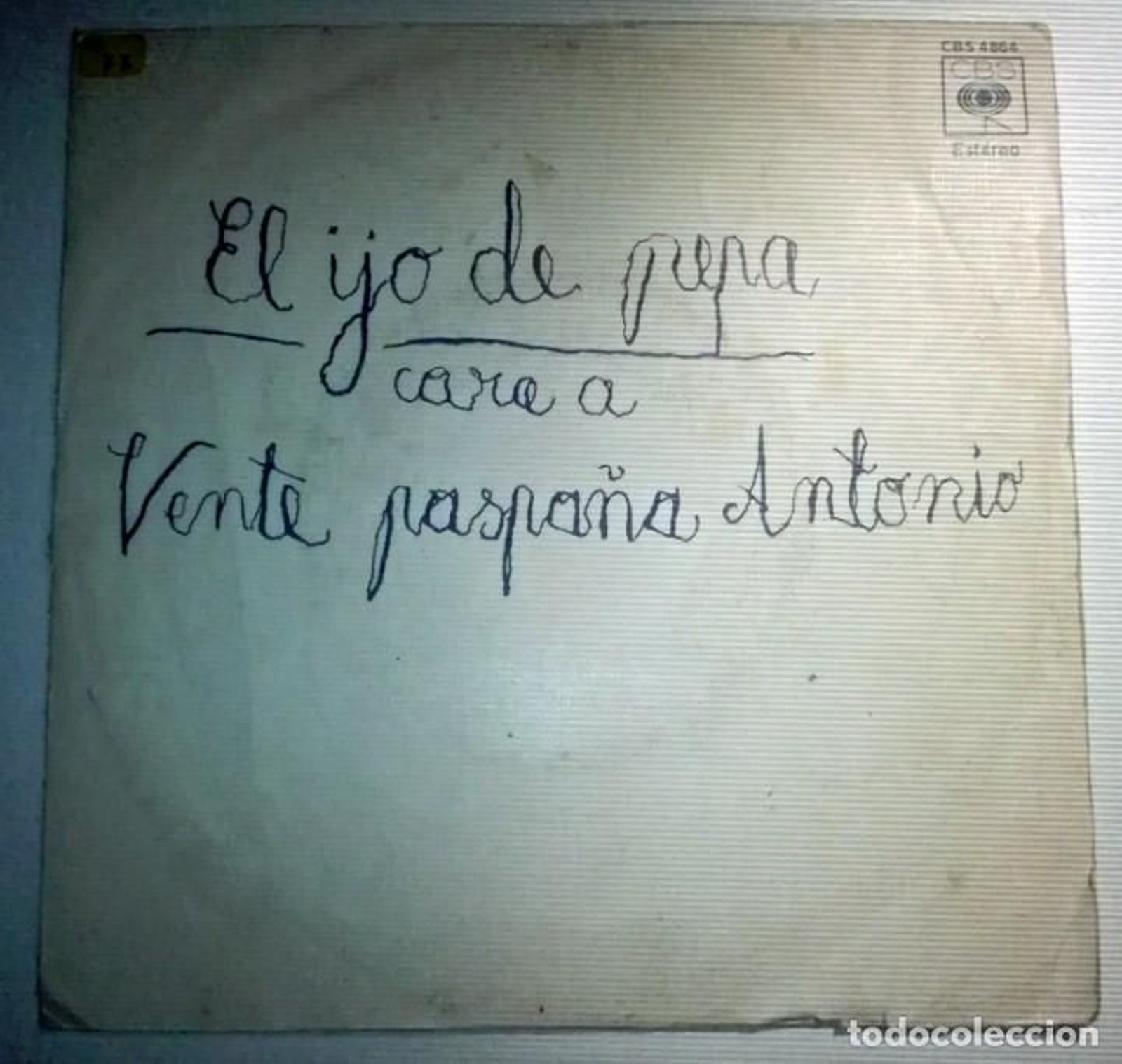Portada de El Hijo de Pepa, 'Vente pa' España, Antonio'