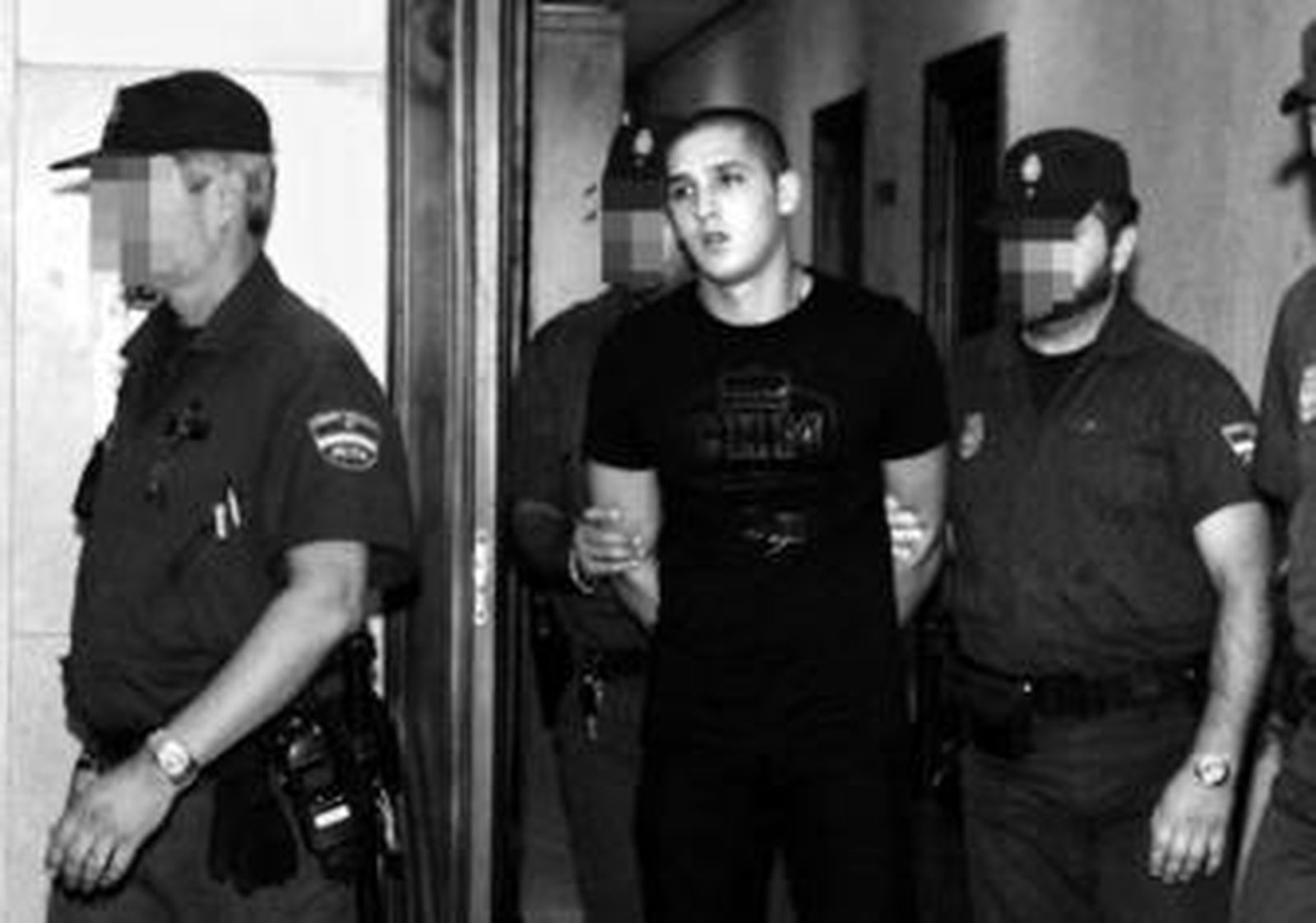 El acusado, Enrique Ramírez Gómez, antes de entrar en una de las sesiones del juicio.