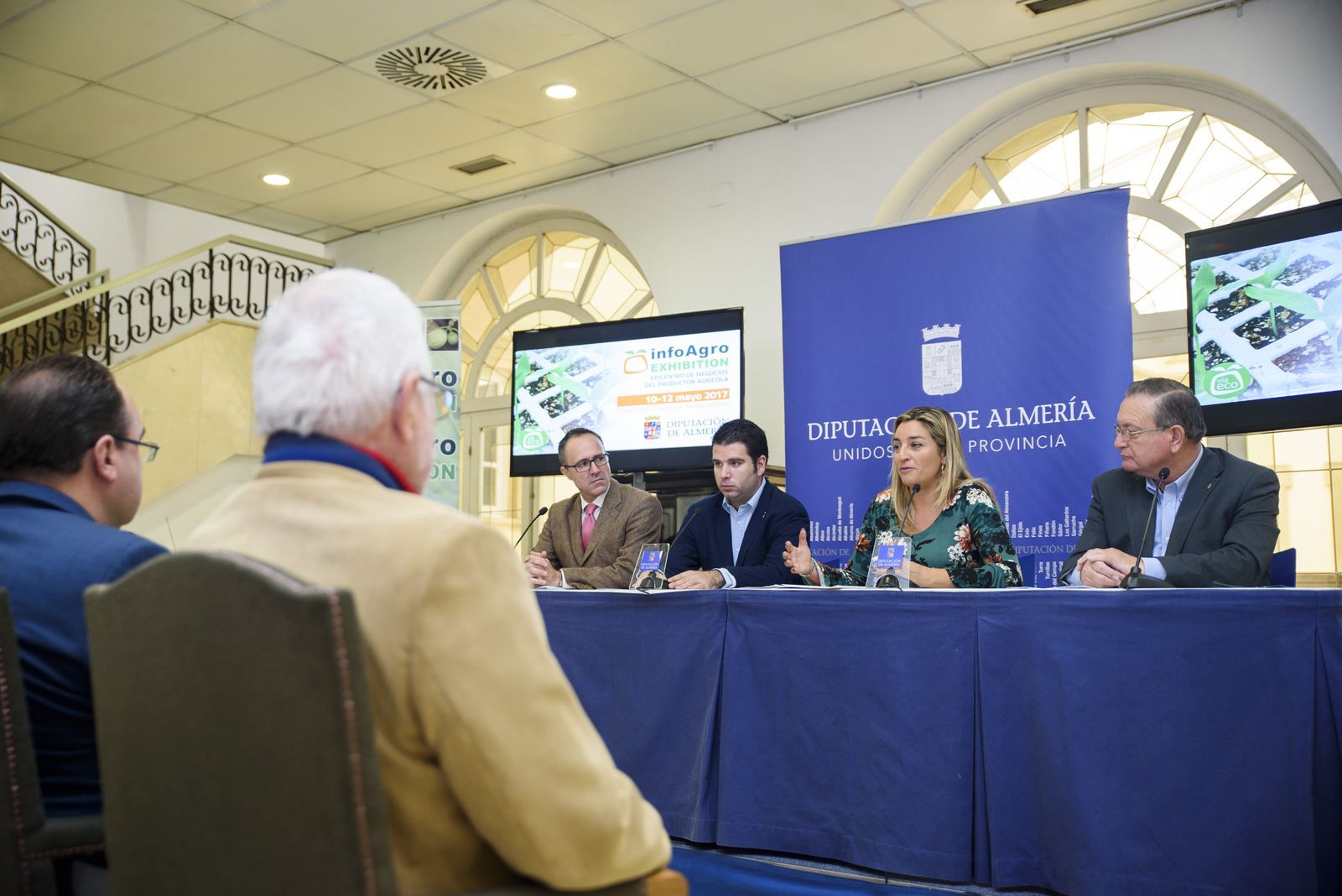 Diputación acogió ayer la presentación de la feria agrícola.