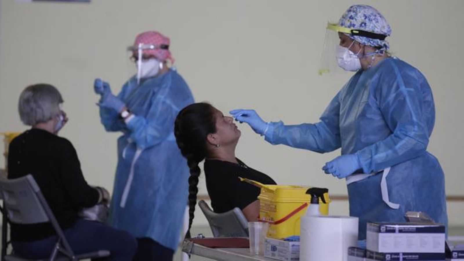 Pruebas PCR en Sevilla.