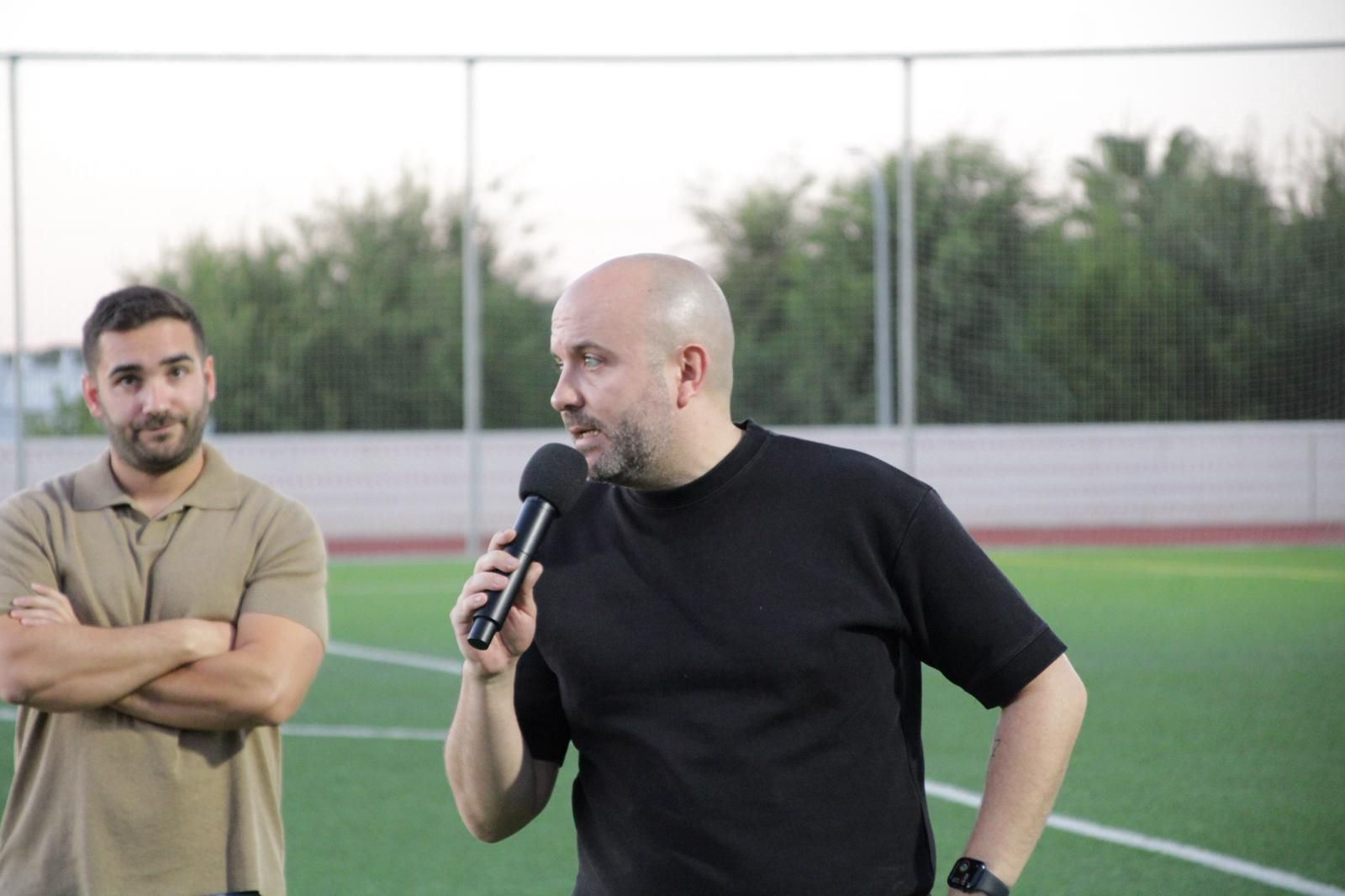 David Siles, en la presentación del Martos CD.