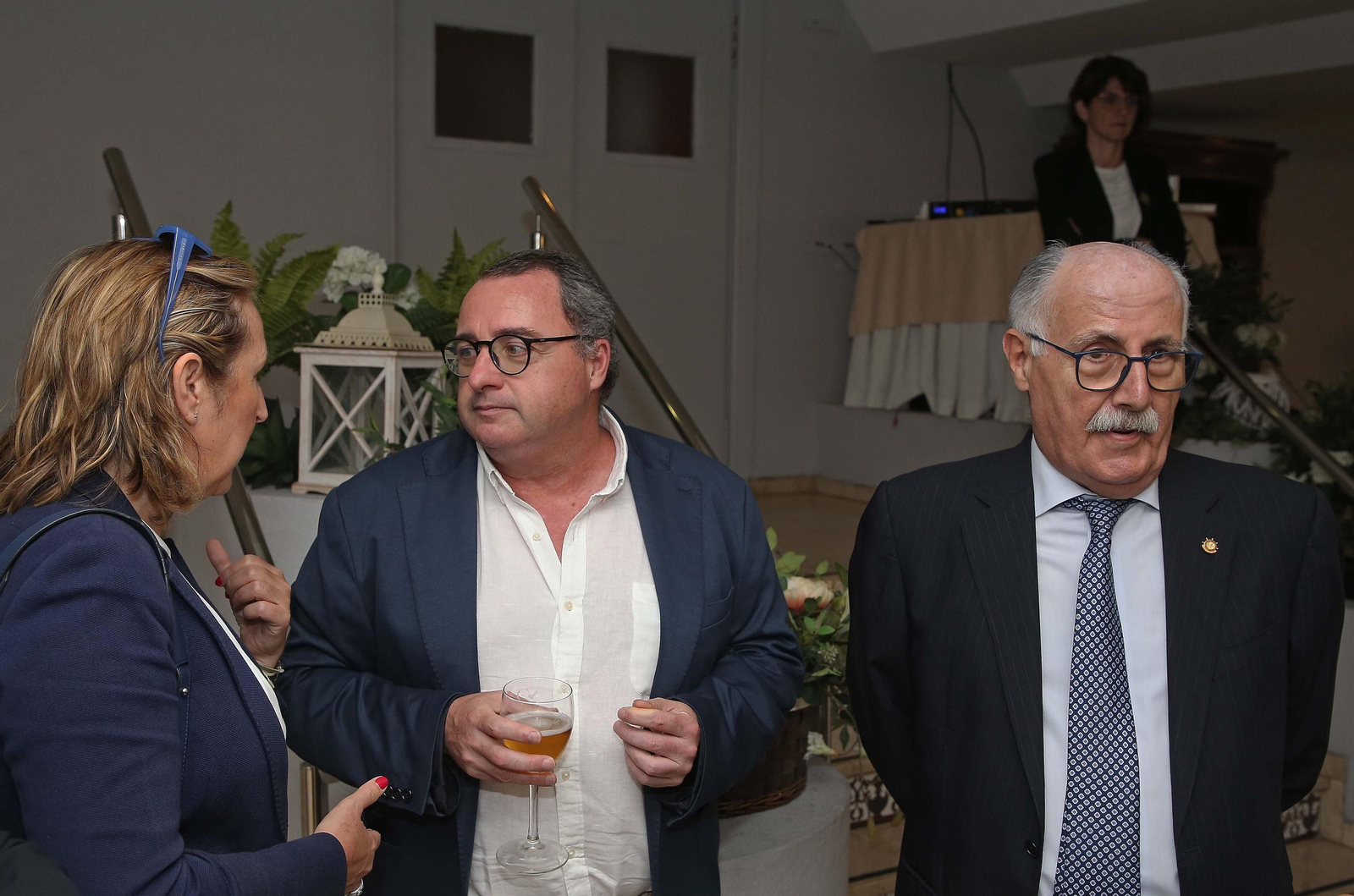 Fotos de la conferencia de Isabel Pardo de Vera en el Propeller Club Algeciras