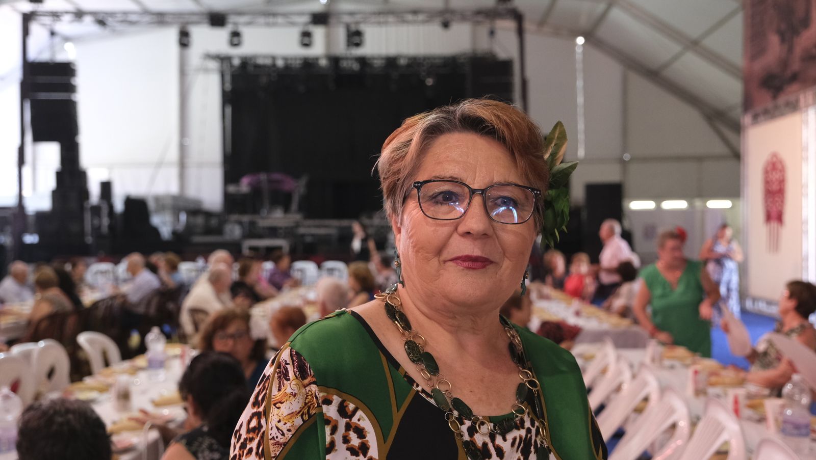 Imágenes de la comida homenaje a los mayores en la Caseta Municipal de la Feria de Almería 2022