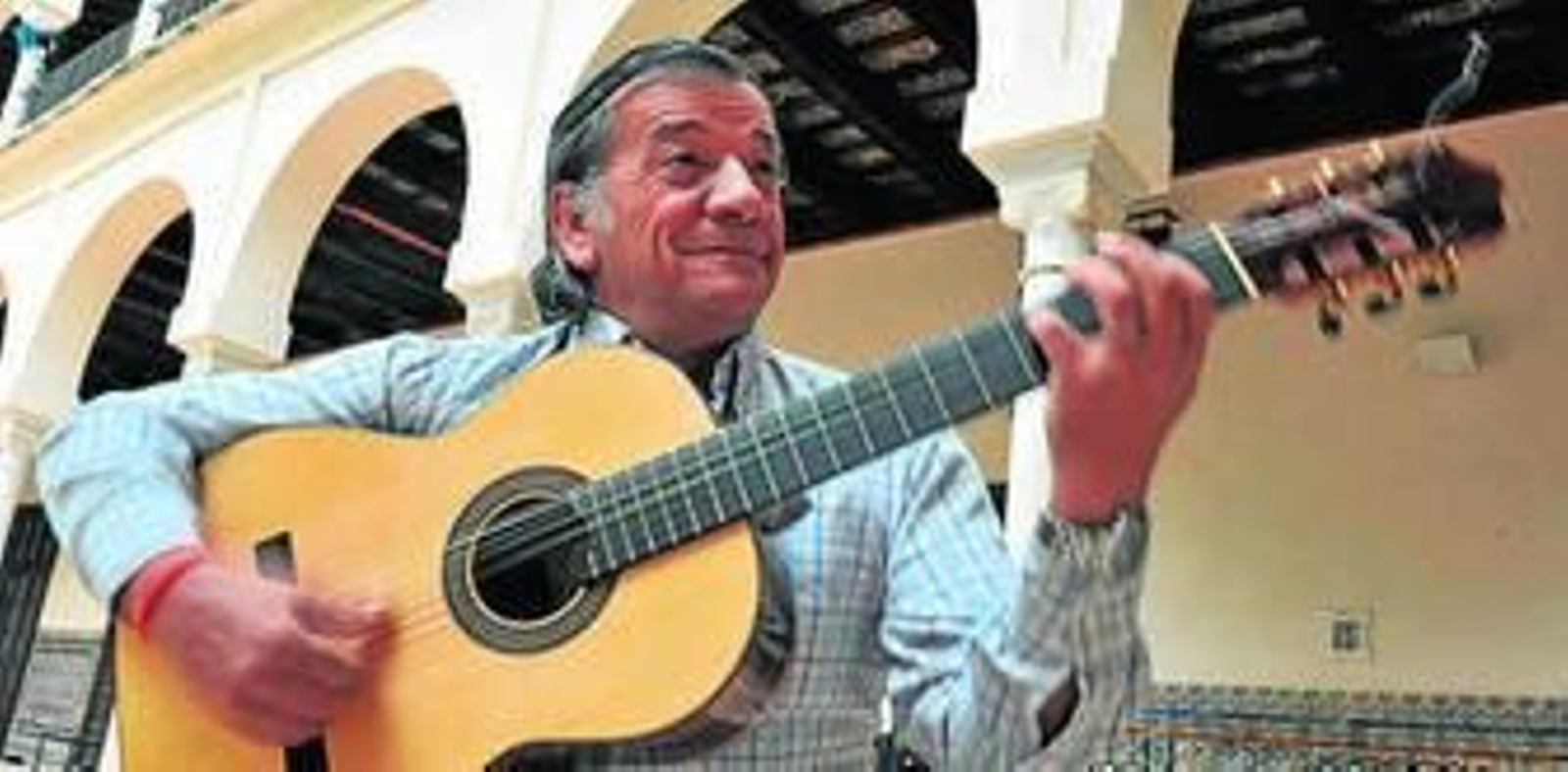 Niño Miguel, minutos antes de tocar por sorpresa en Santa Clara.