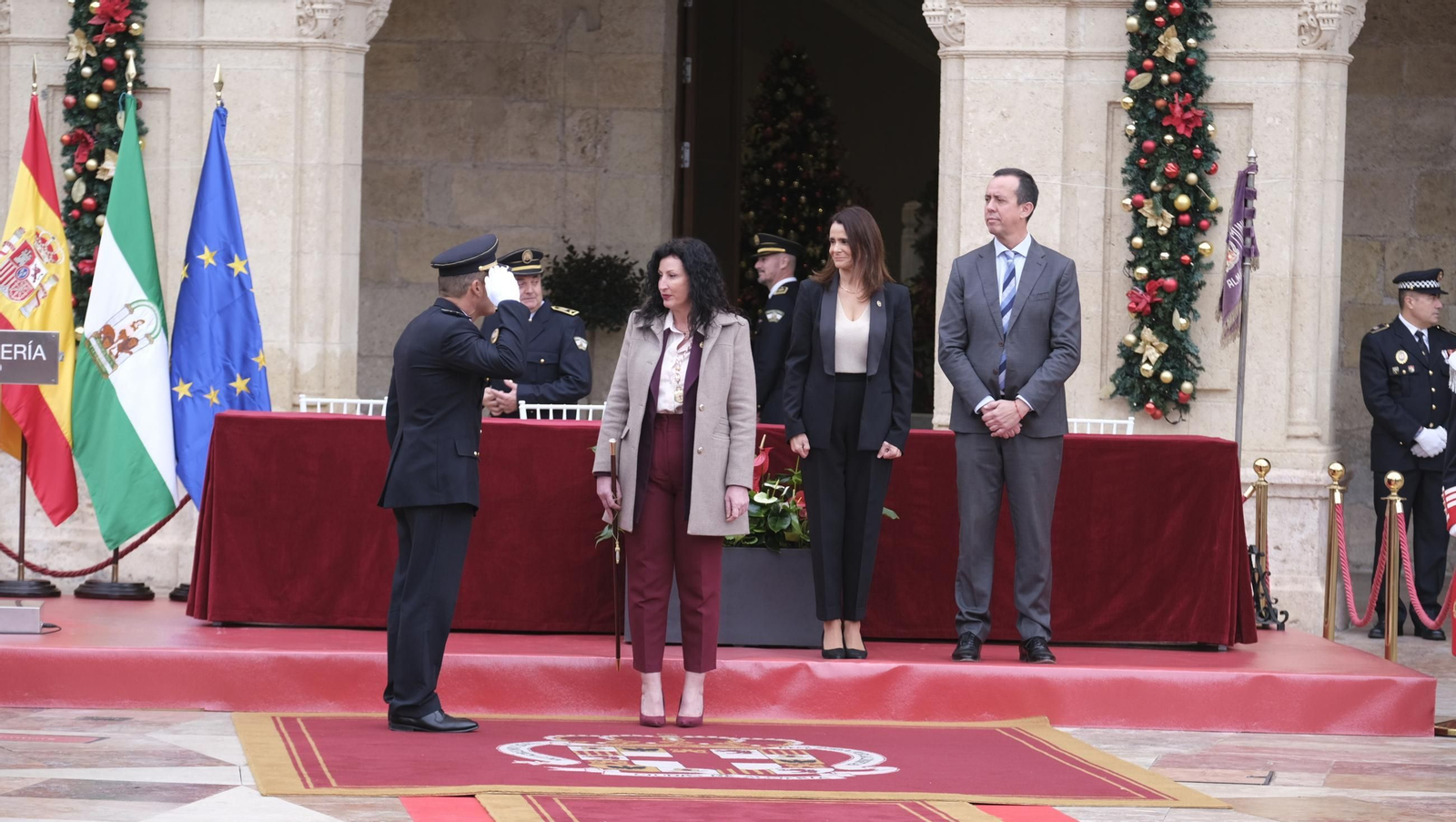 La Policía Local de Almería celebra su patrón San Esteban, en imágenes