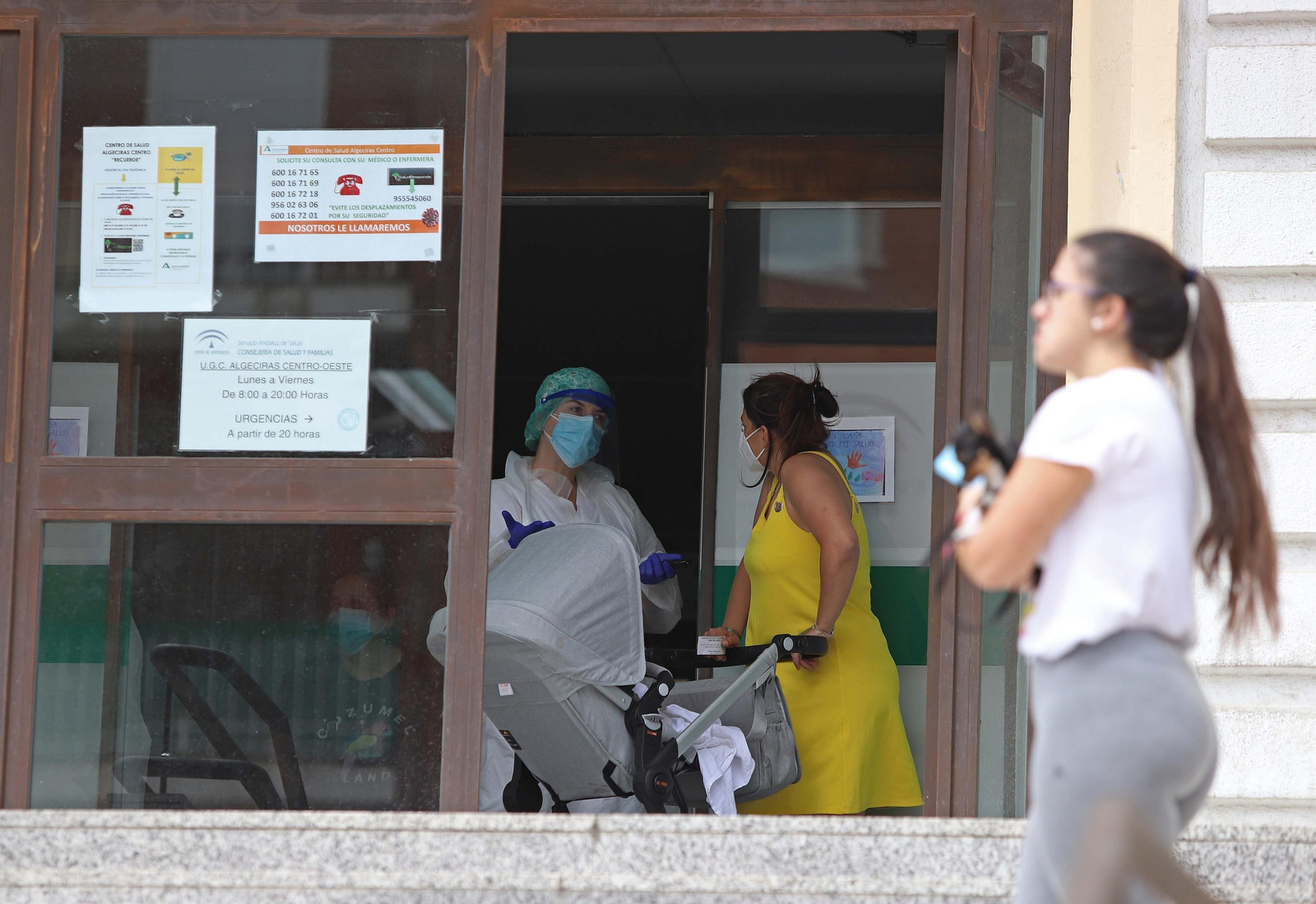 La entrada al centro de salud Algeciras-Centro.