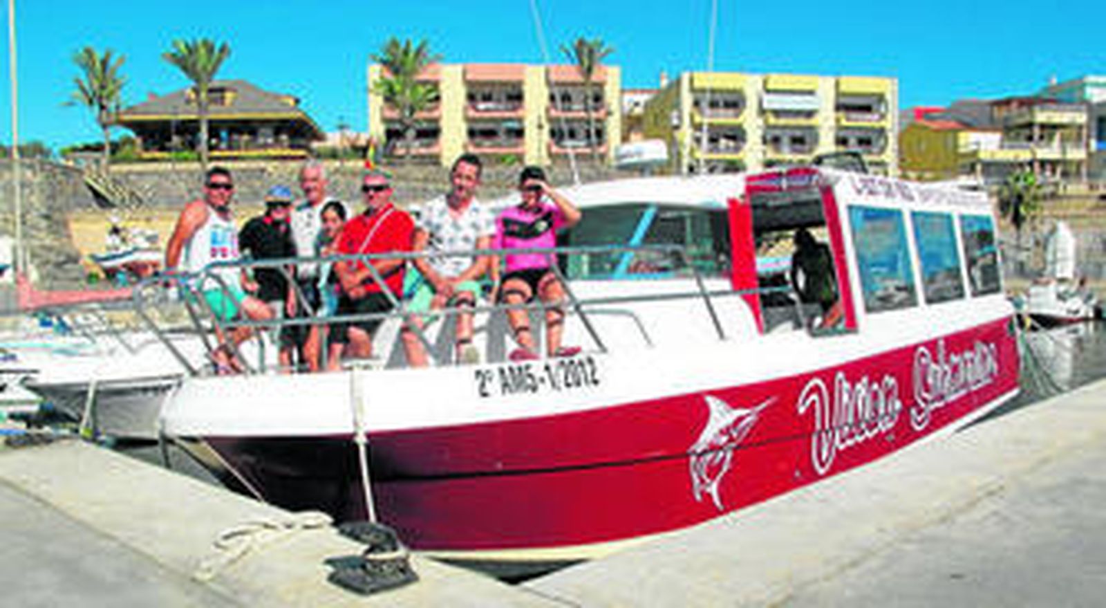 José Rico, patrón del barco