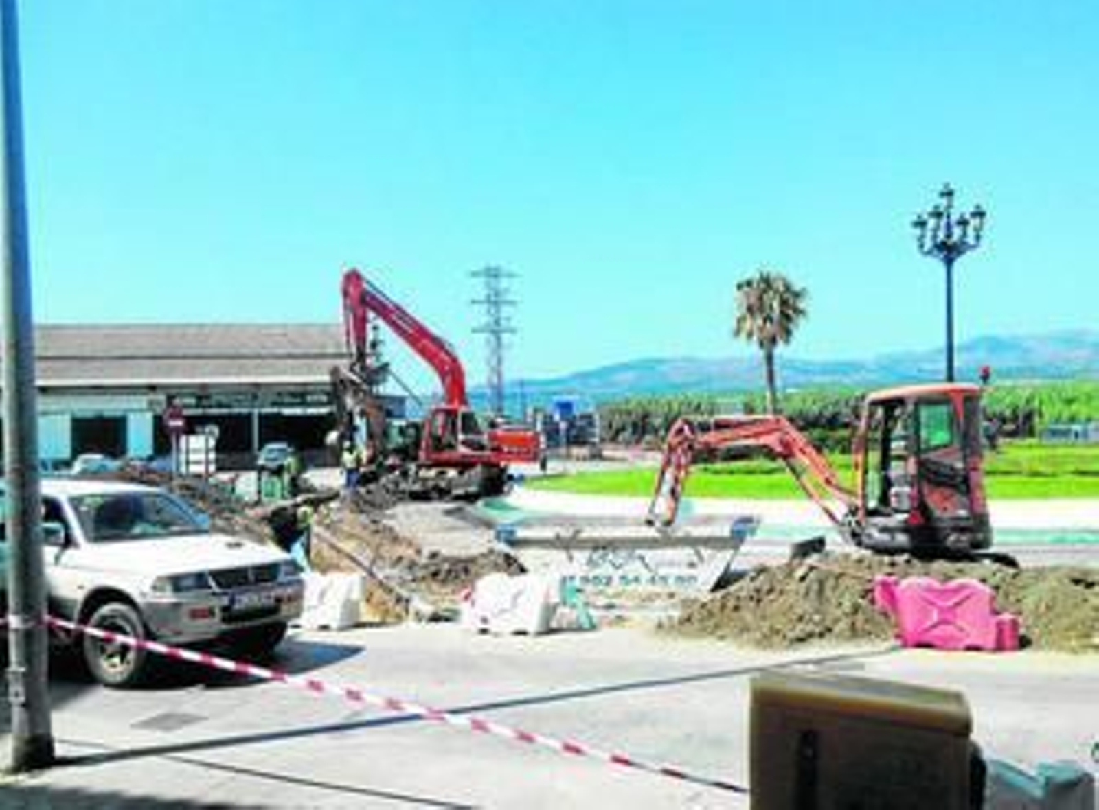 Obras hídricas que investiga la Fiscalía en Vélez-Málaga.