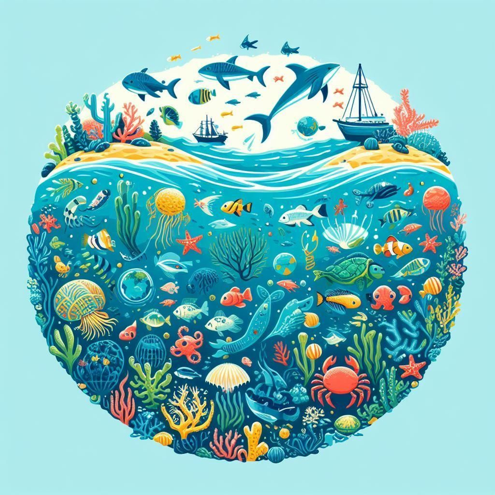 Hay que concienciar de la importancia de cuidar los océanos.