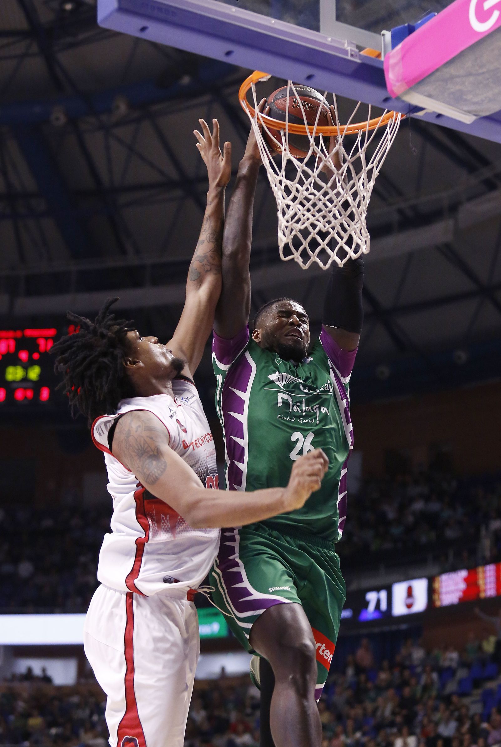 Las imágenes del Unicaja-Tecnyconta Zaragoza