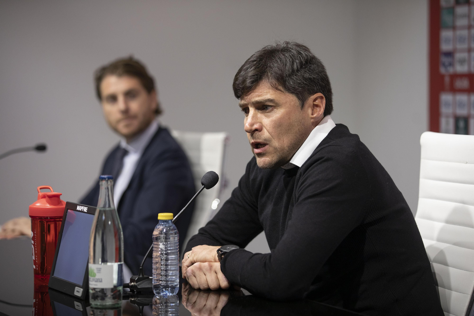 Cacique Medina, en rueda de prensa.