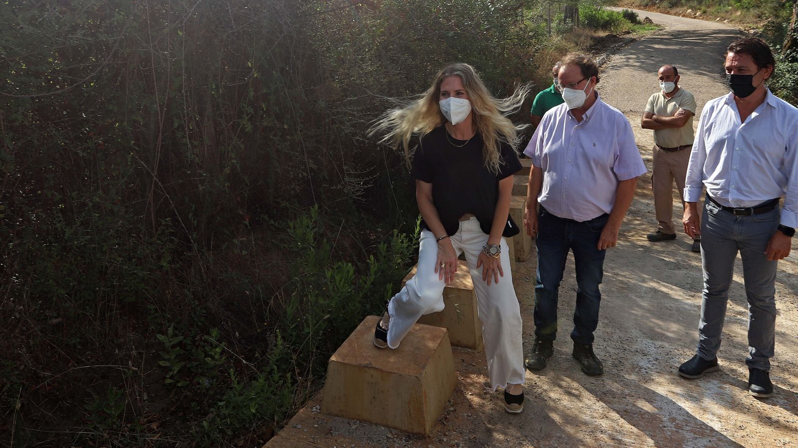 Fotos del futuro Corredor Verde Dos Bahías en Los Barrios