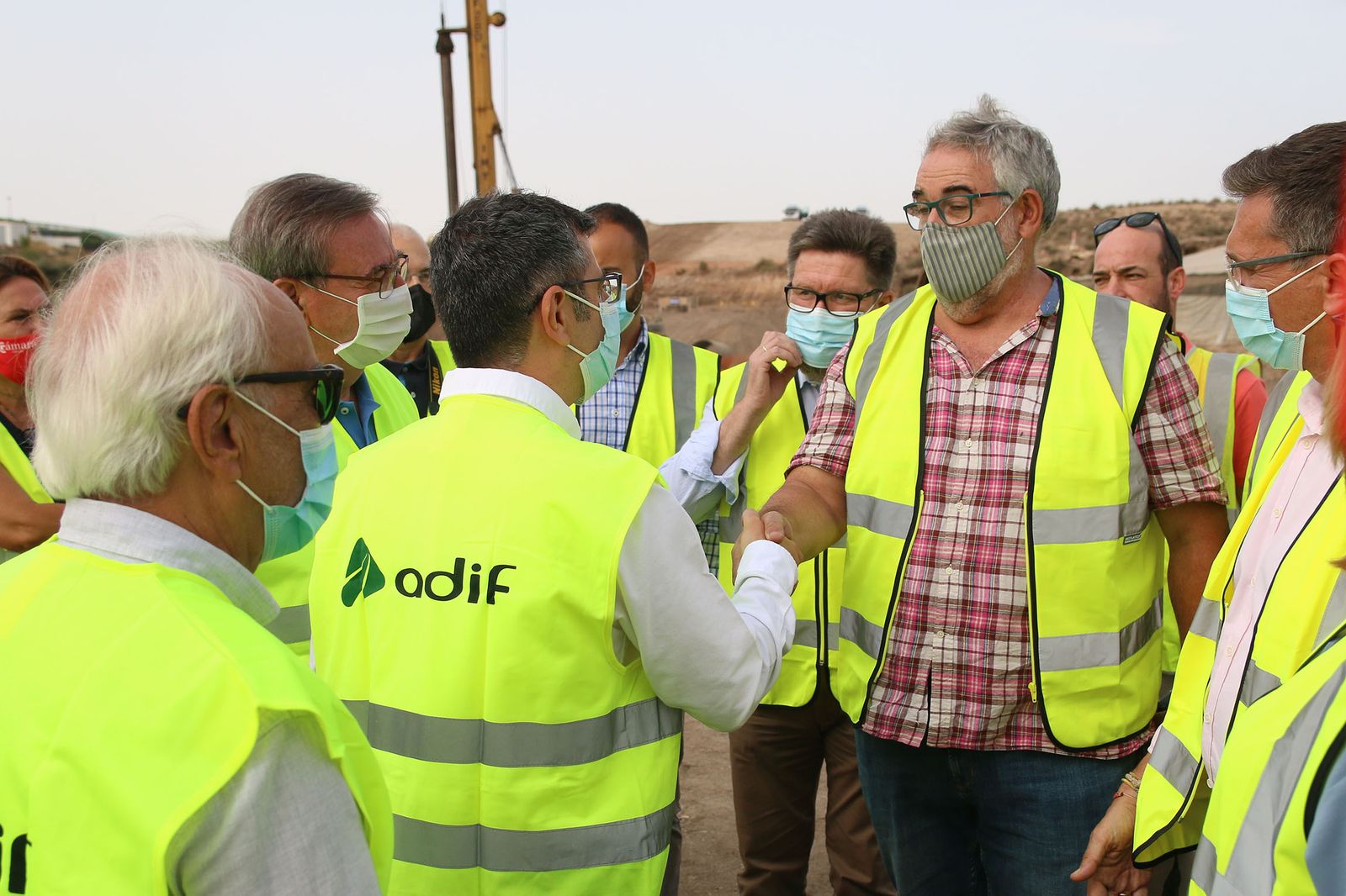 Fotogalería de la visita del ministro Félix Bolaños a las obras del AVE