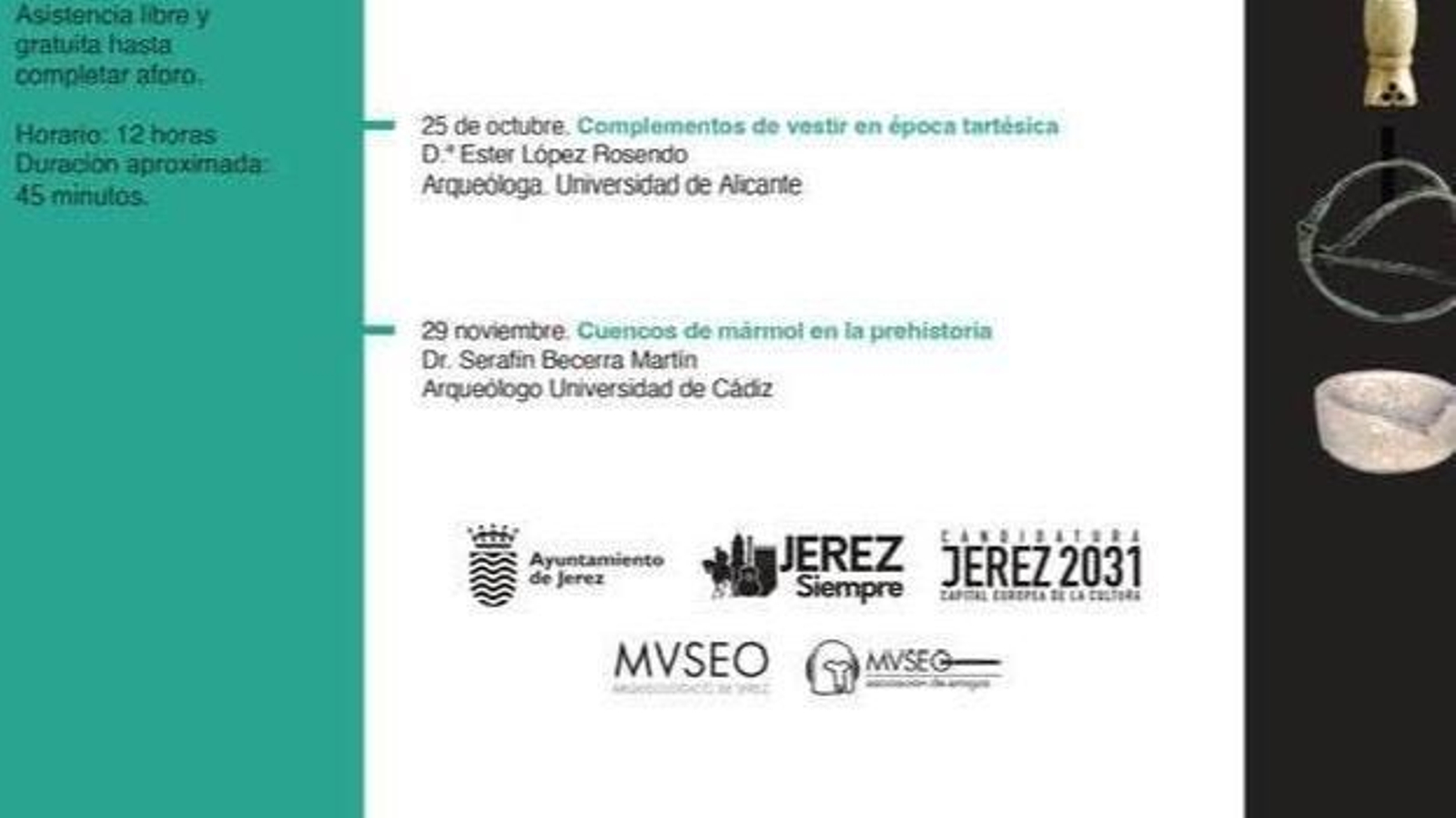 La última 'Pieza del mes 2025', el sábado 29 de noviembre.