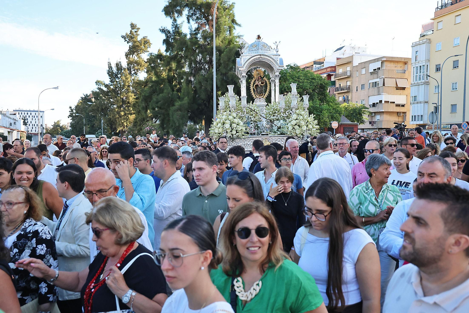 Imágenes de la bajada de la Virgen de la Cinta