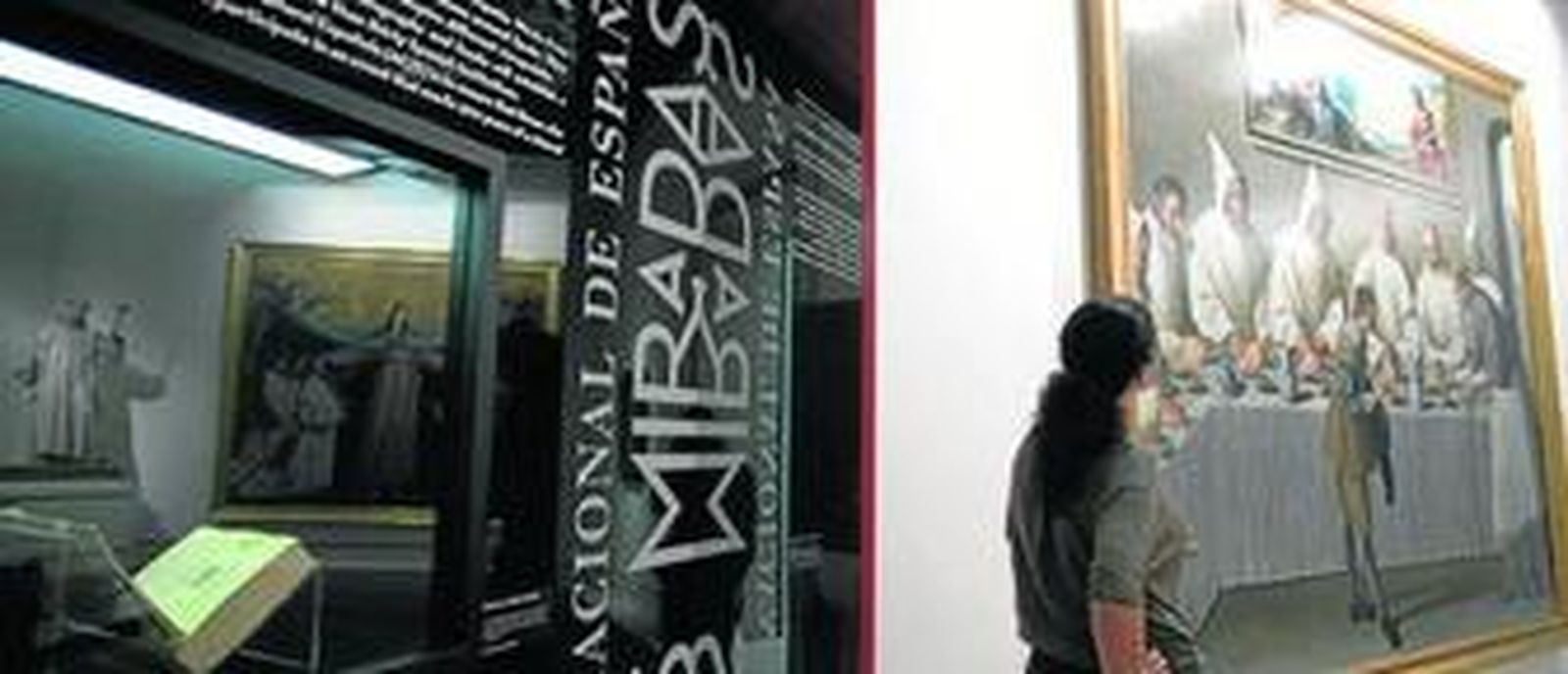 El original de 'Arte de la pintura' de Francisco Pacheco, de 1649, se expone junto al monumental lienzo de Zurbarán 'San Hugo en el refectorio', en la sala X del Museo de Bellas Artes.