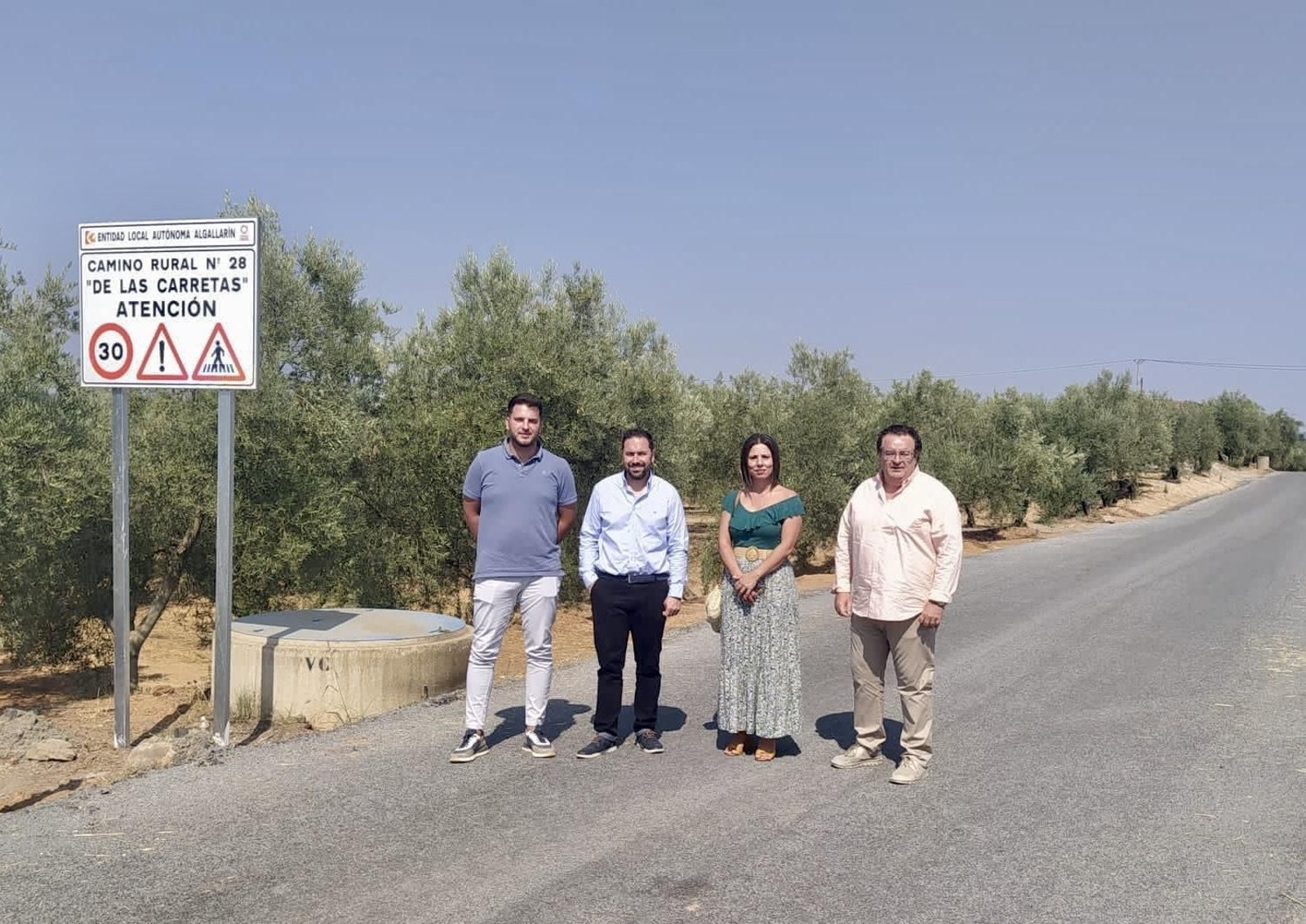 Visita al camino De las Carretas de Algallarín.