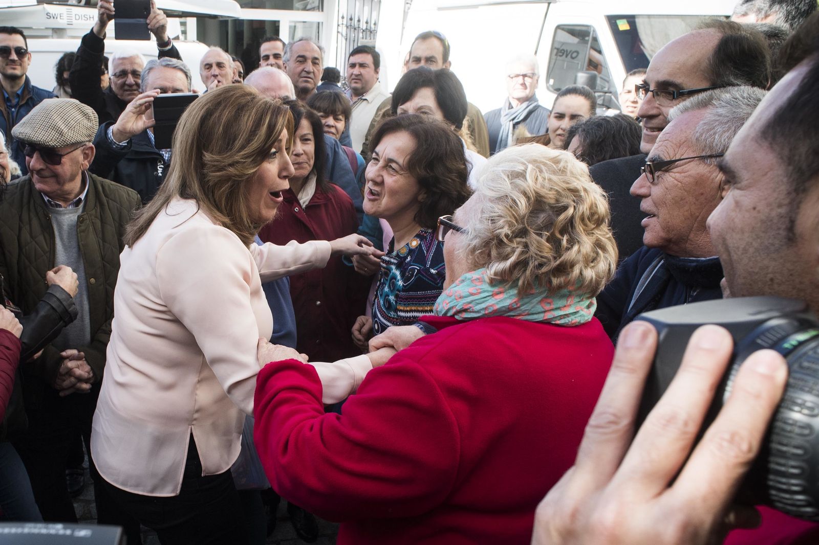 Las imágenes de Susana Díaz en Alcalá de los Gazules