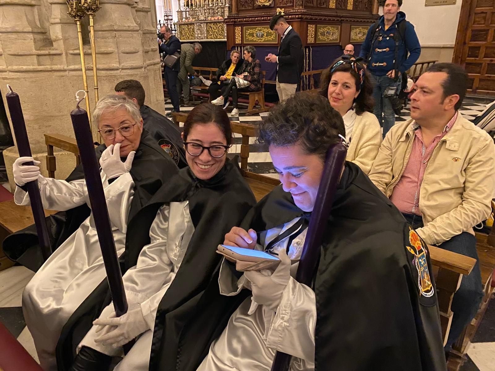 En imágenes: Primera suspensión en la tarde del Jueves Santo