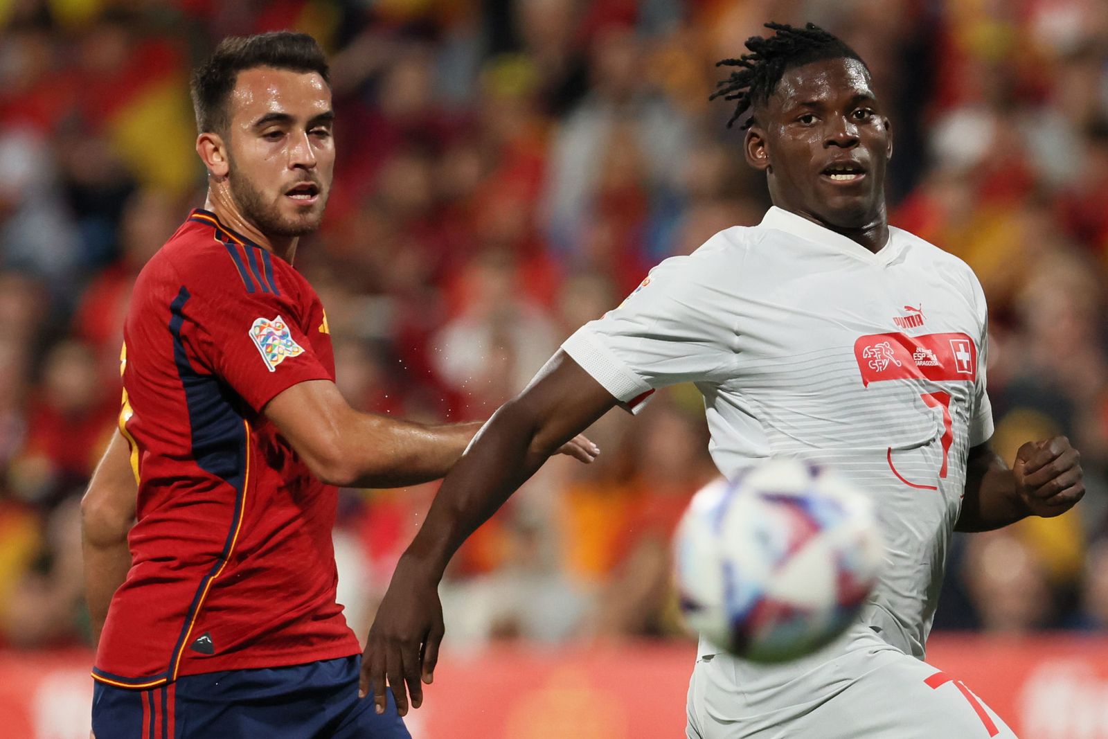 Las imágenes del España-Suiza