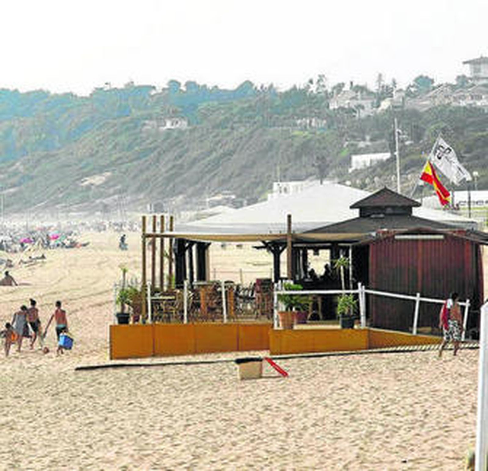 El chiringuito adjudicado ayer en la bajada de Arcturus de Vistahermosa.