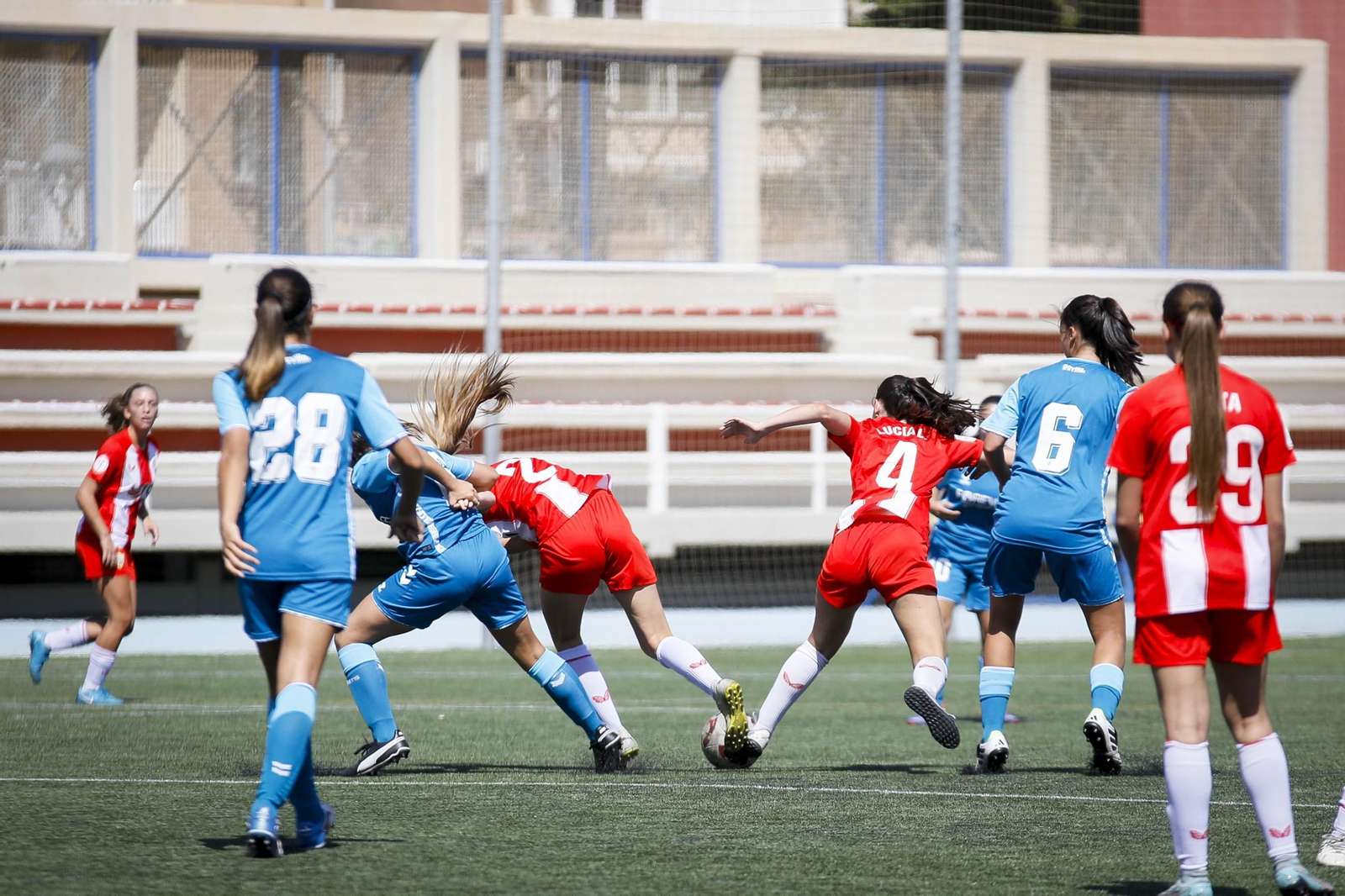 Las imágenes del partido de fútbol del Almería femenino contra el Betis B