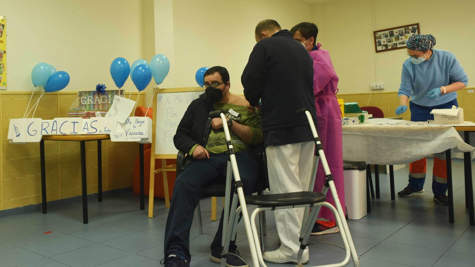 Vacunación en Fepamic.