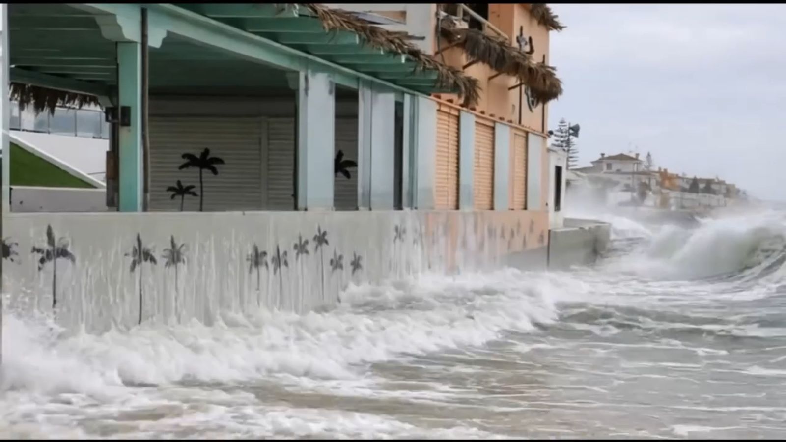 Así habría quedado el paseo marítimo de Matalascañas de no ser acometidas las obras de retención por el Ayuntamiento de Almonte